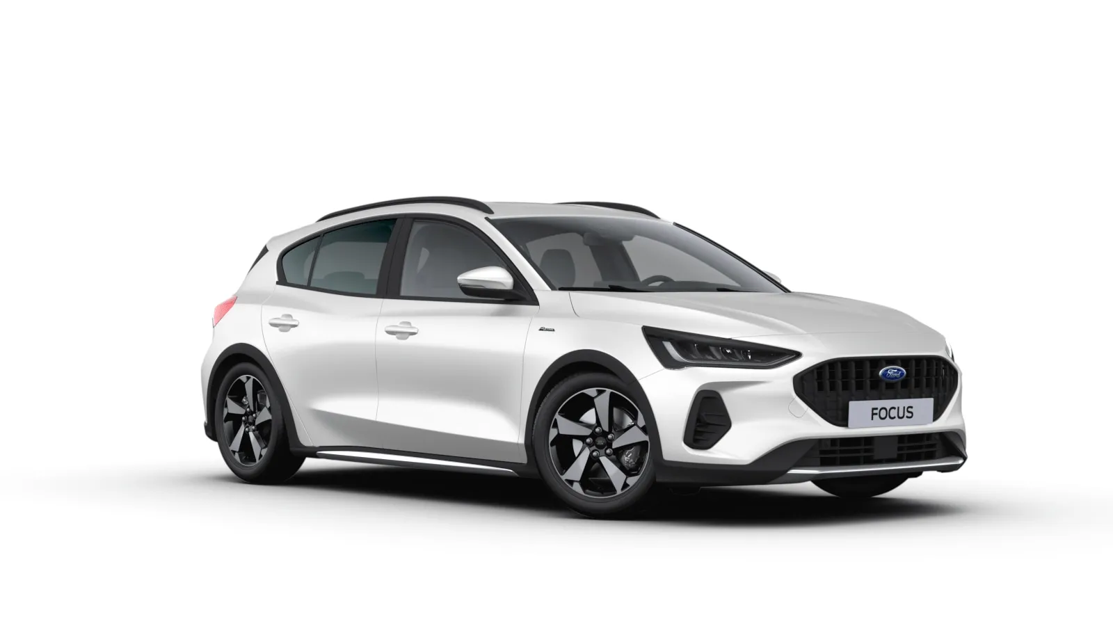 Ford Focus IV Hatchback (facelift 2022) Active X v barvě bílá Frozen – pohled zepředu