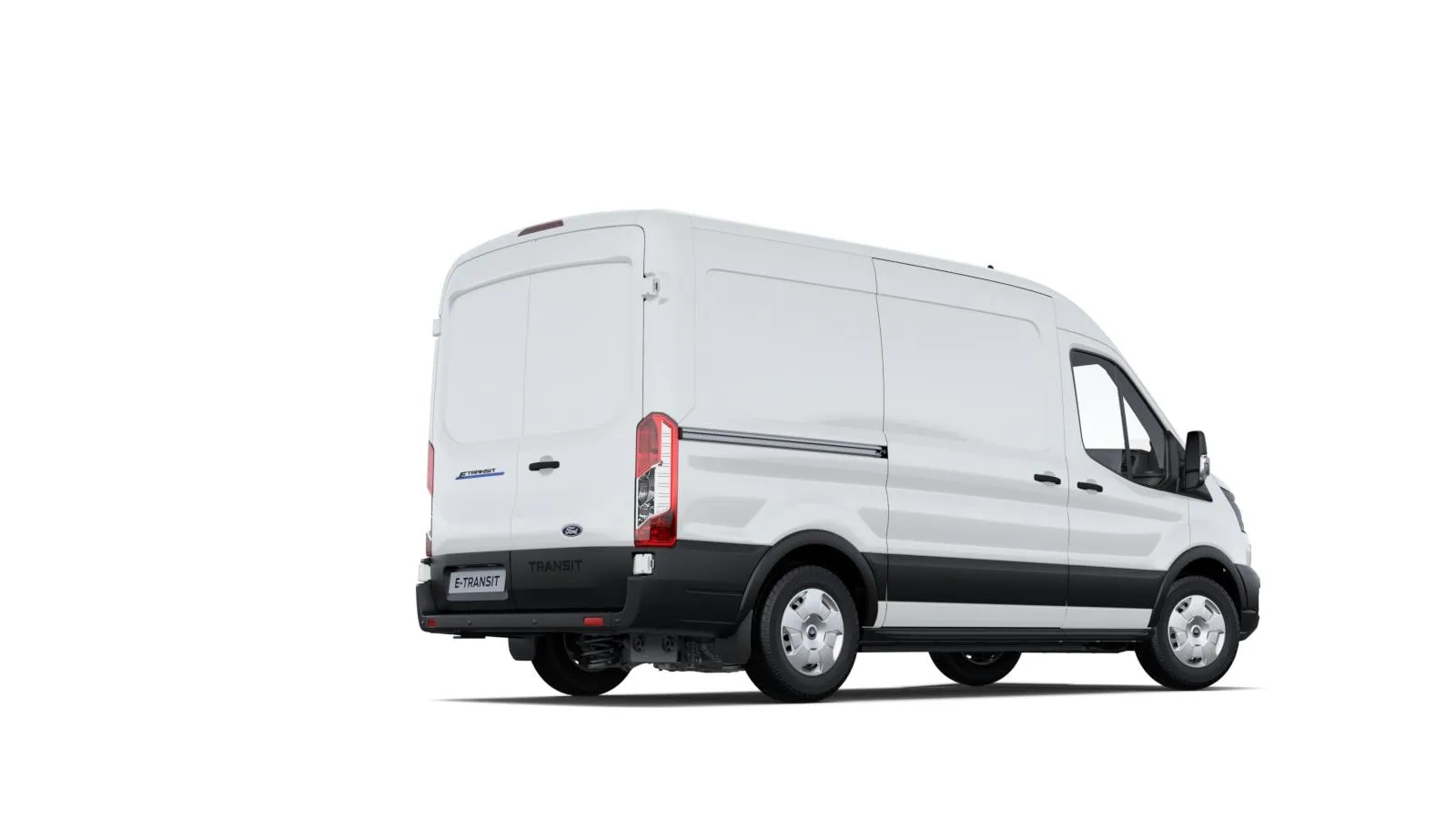 Ford Transit Van Base v barvě bílá Frozen – pohled z boku