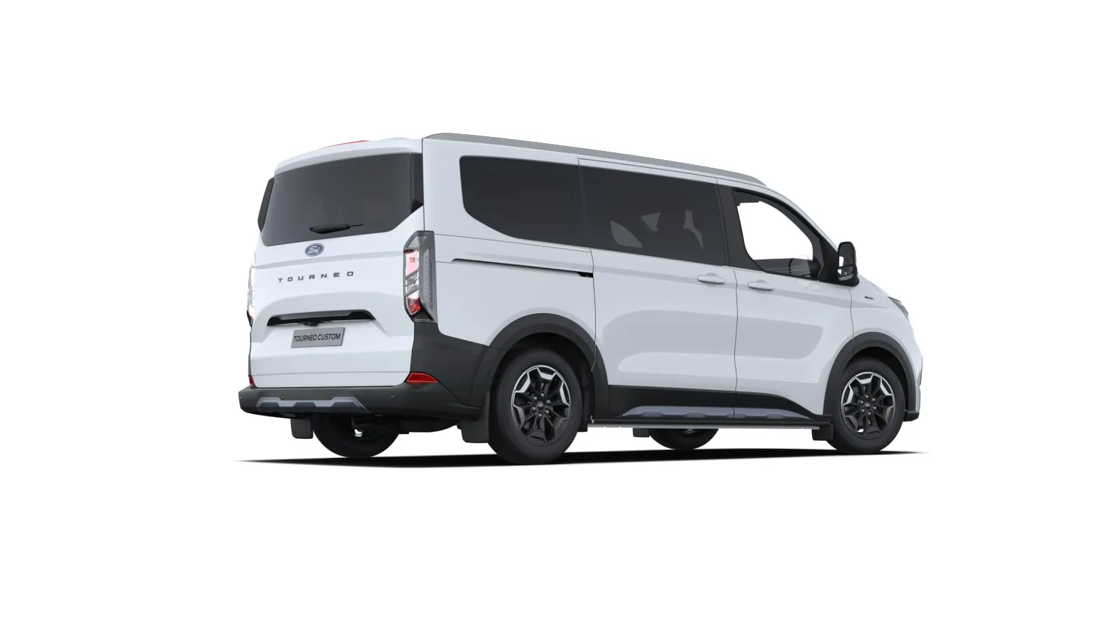 Ford Tourneo Custom II Active v barvě bílá Frozen – pohled z boku