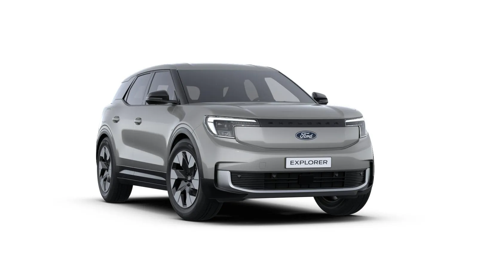 Explorer EV, Premium, stříbrná Solar, front