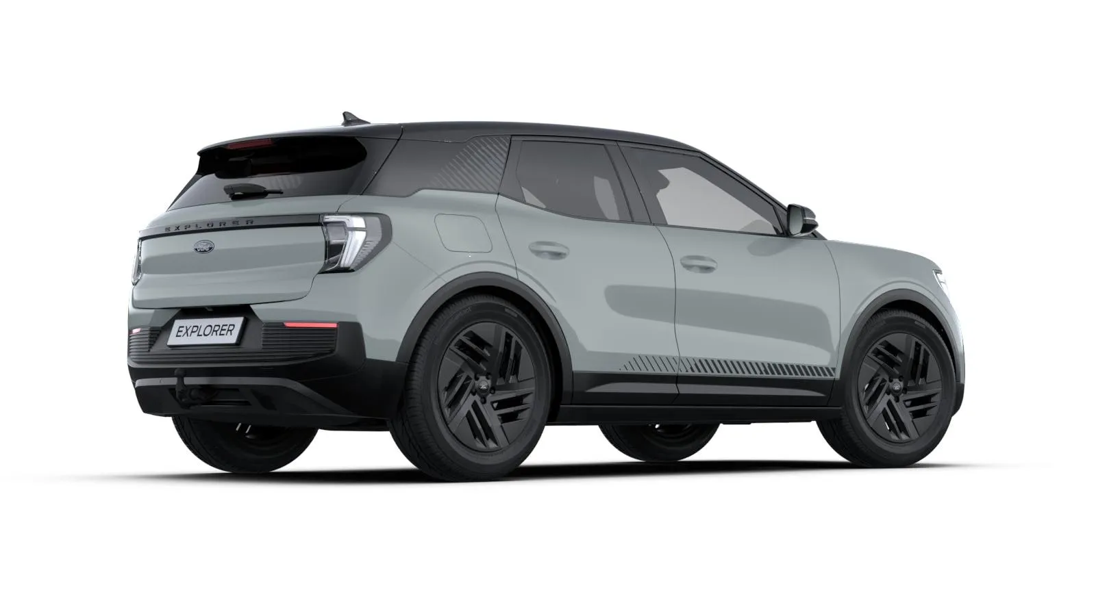 Ford Explorer (2023) Collection v barvě šedá Cactus – pohled zezadu