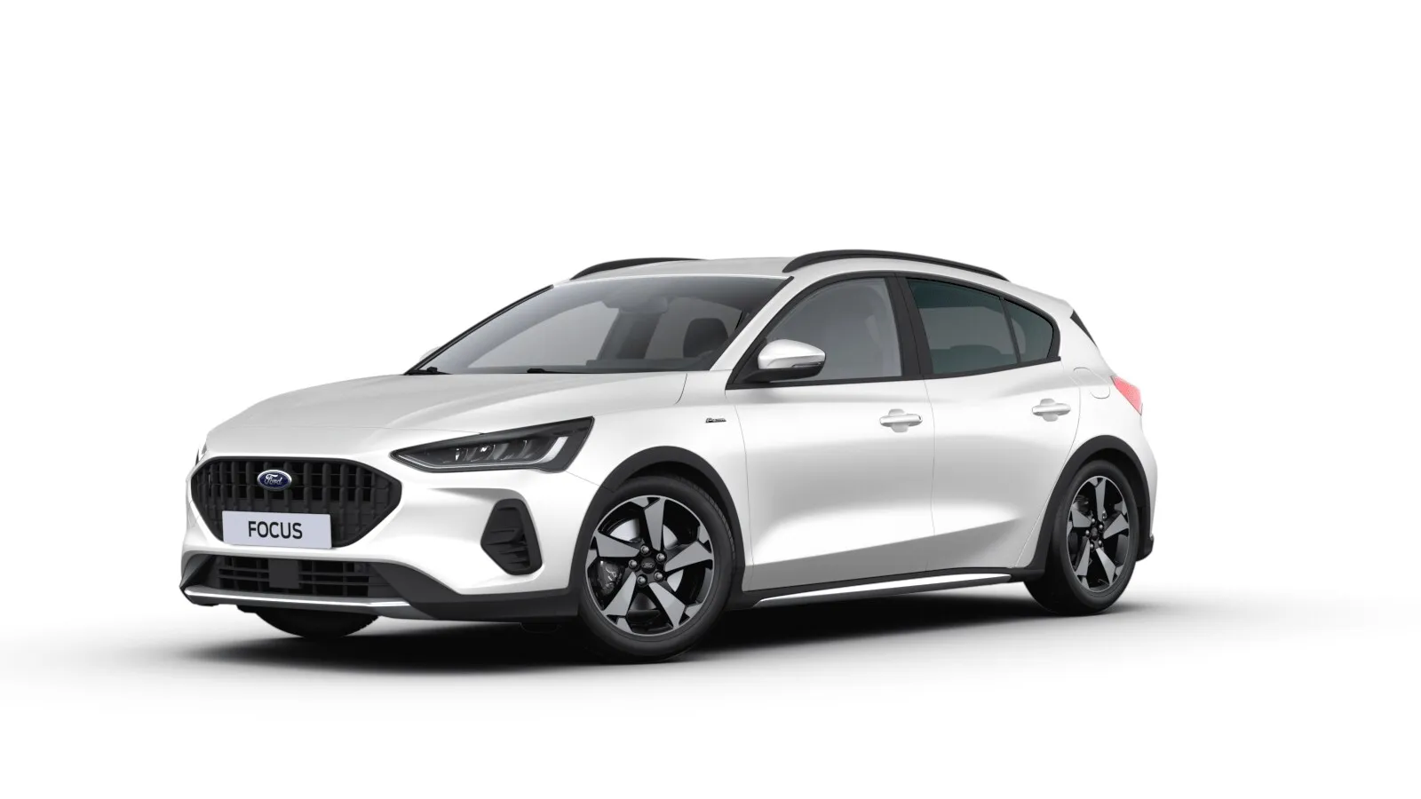 Ford Focus IV Hatchback (facelift 2022) Active X v barvě bílá Frozen – pohled z boku