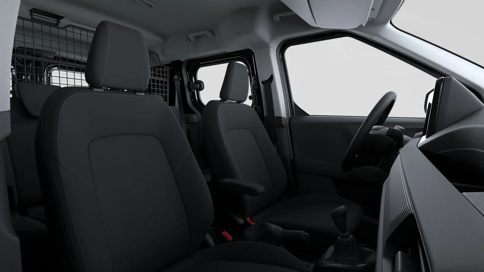 Transit Courier Kombi N1, Trend, interiér Látkové potahy černá Onyx, seats