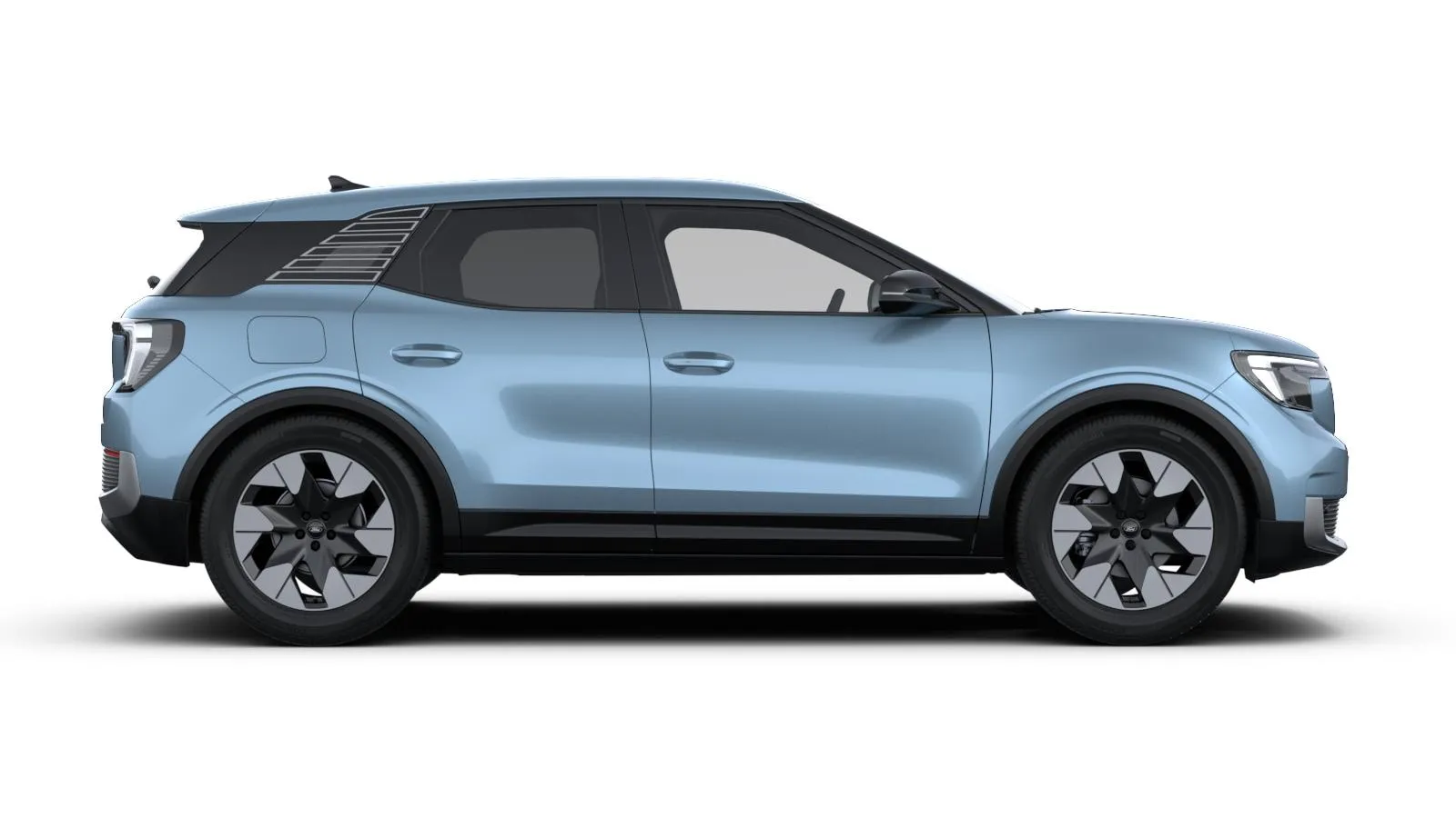 Explorer EV, Premium, modrá Arctic, side
