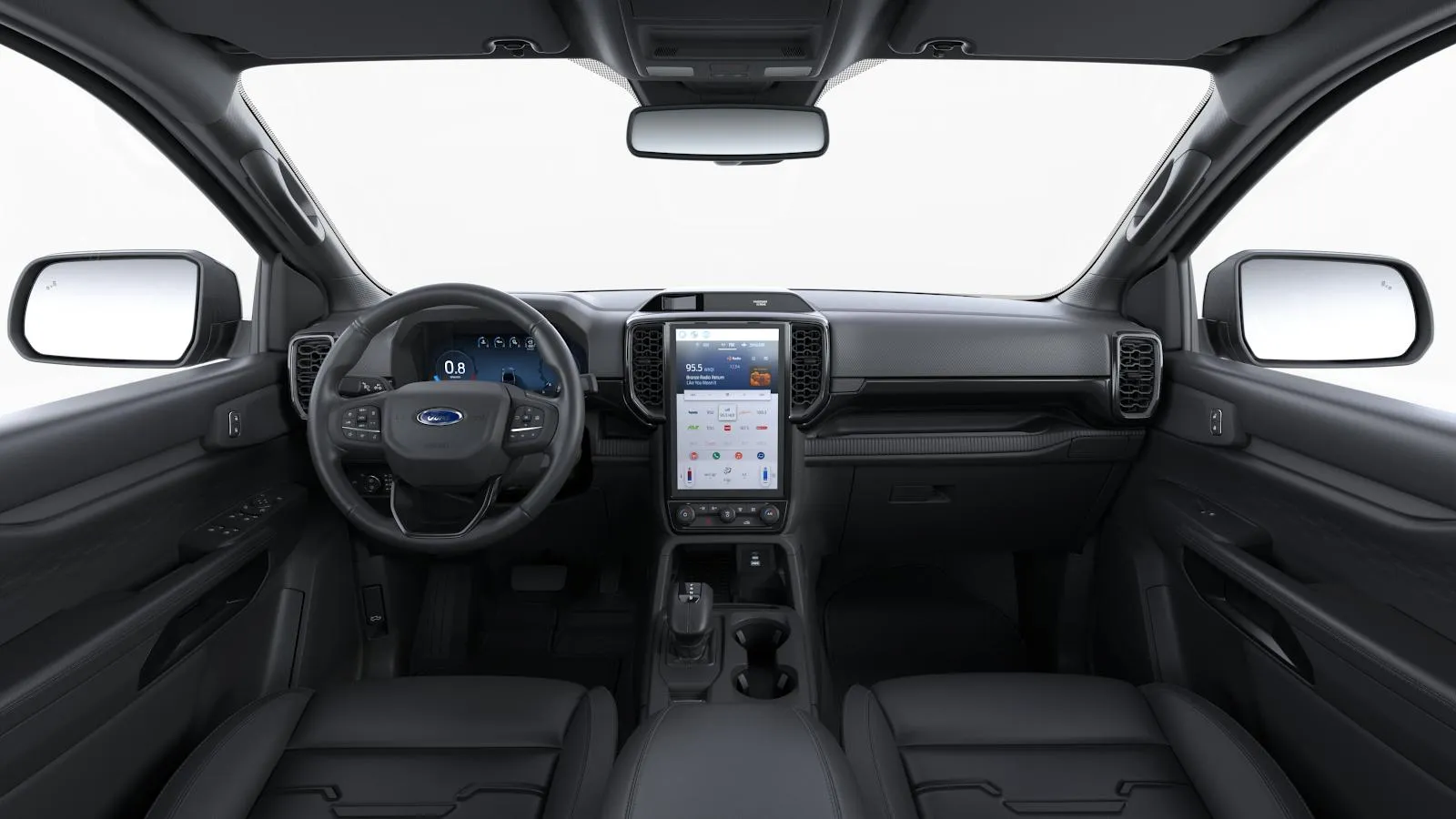 Ranger Double Cab, Limited, interiér Kůže Apex, dashboard