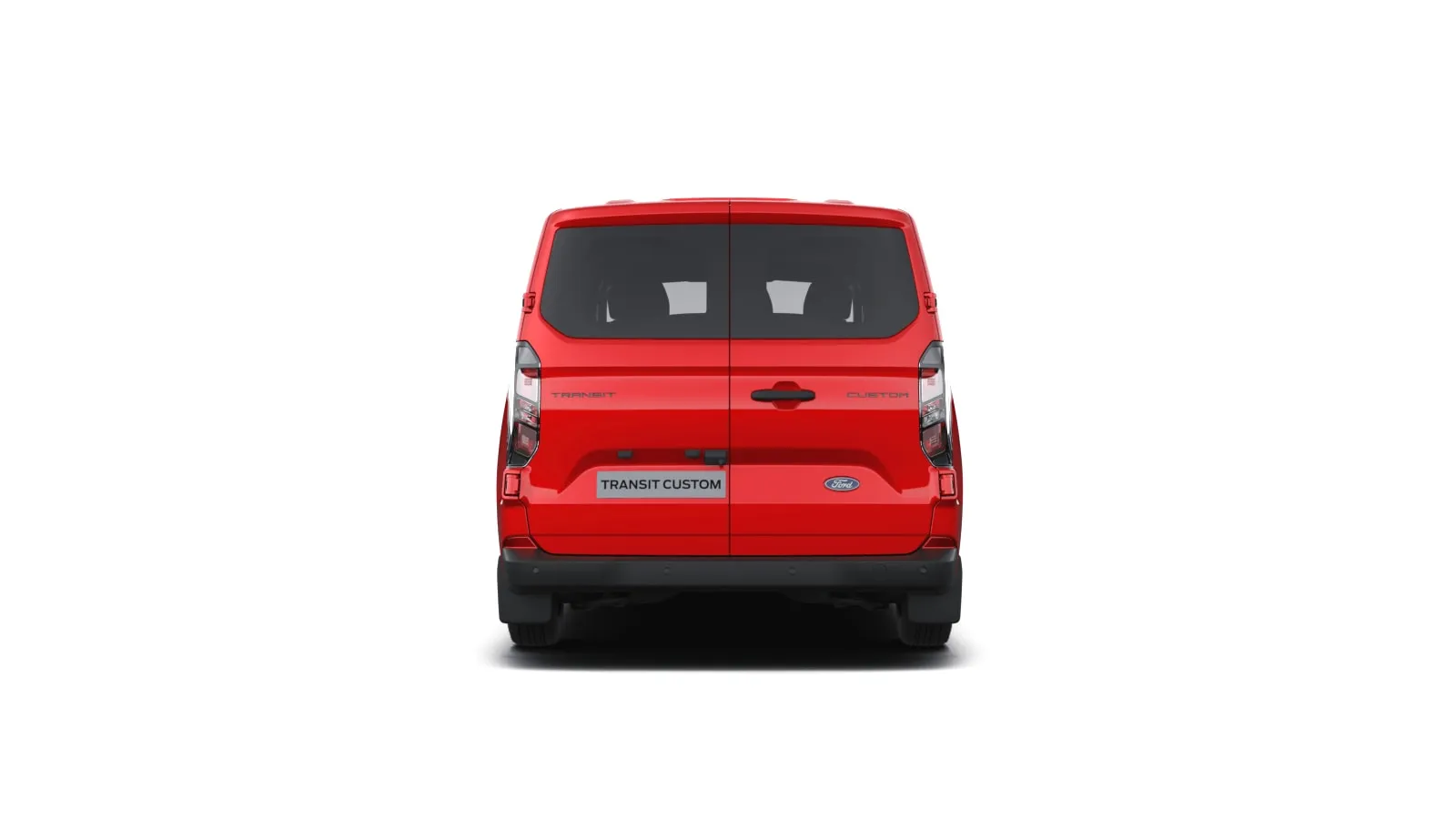 Transit Custom Kombi Van M1 320 L2 H1, Trend, Červená Race, rear