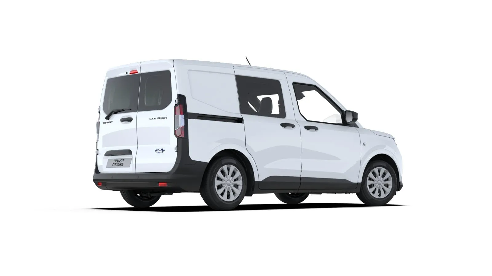 Ford Transit Courier Kombi N1 Trend v barvě bílá Frozen – pohled z boku