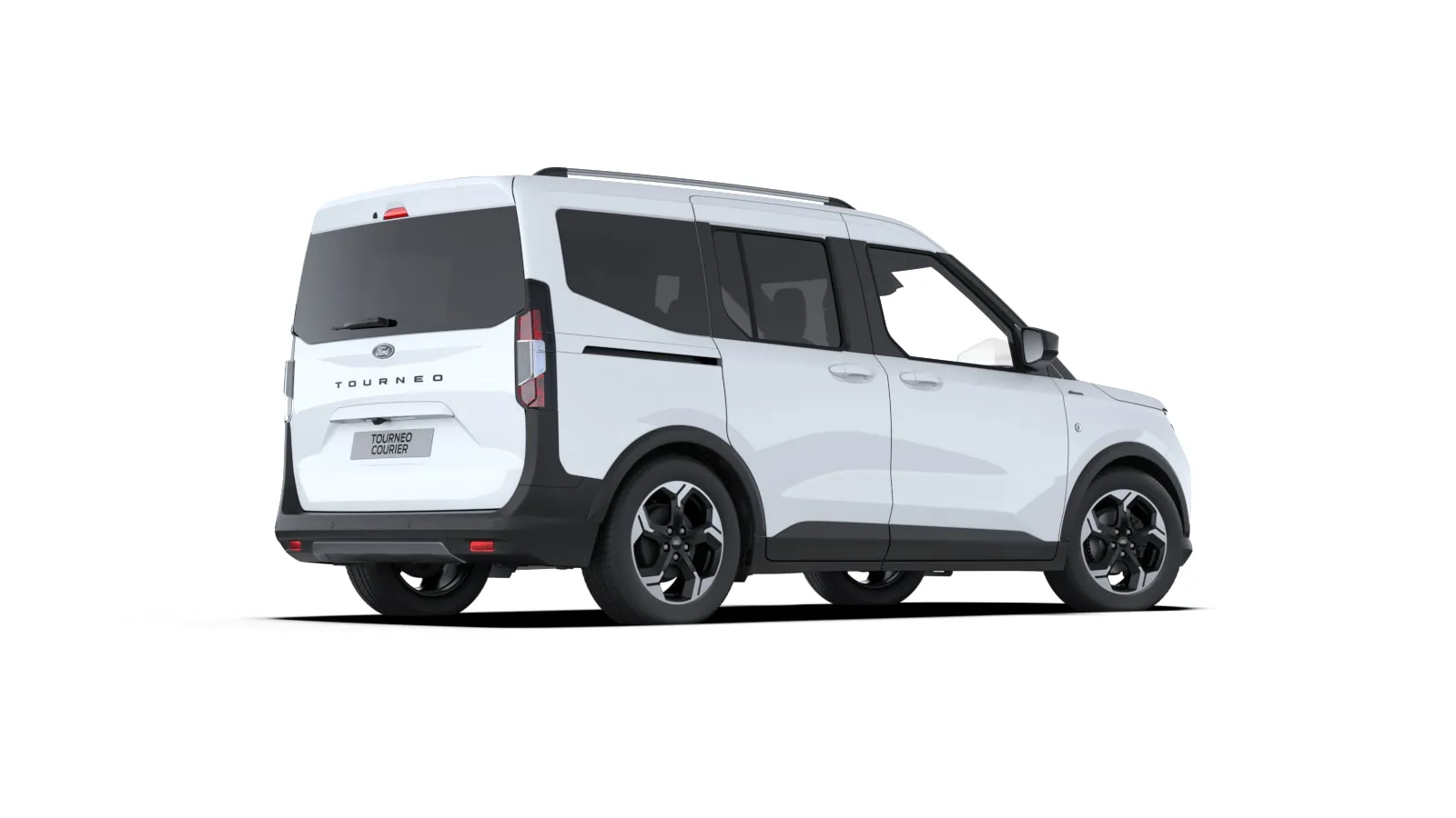 Ford Tourneo Courier II Active v barvě bílá Frozen – pohled z boku