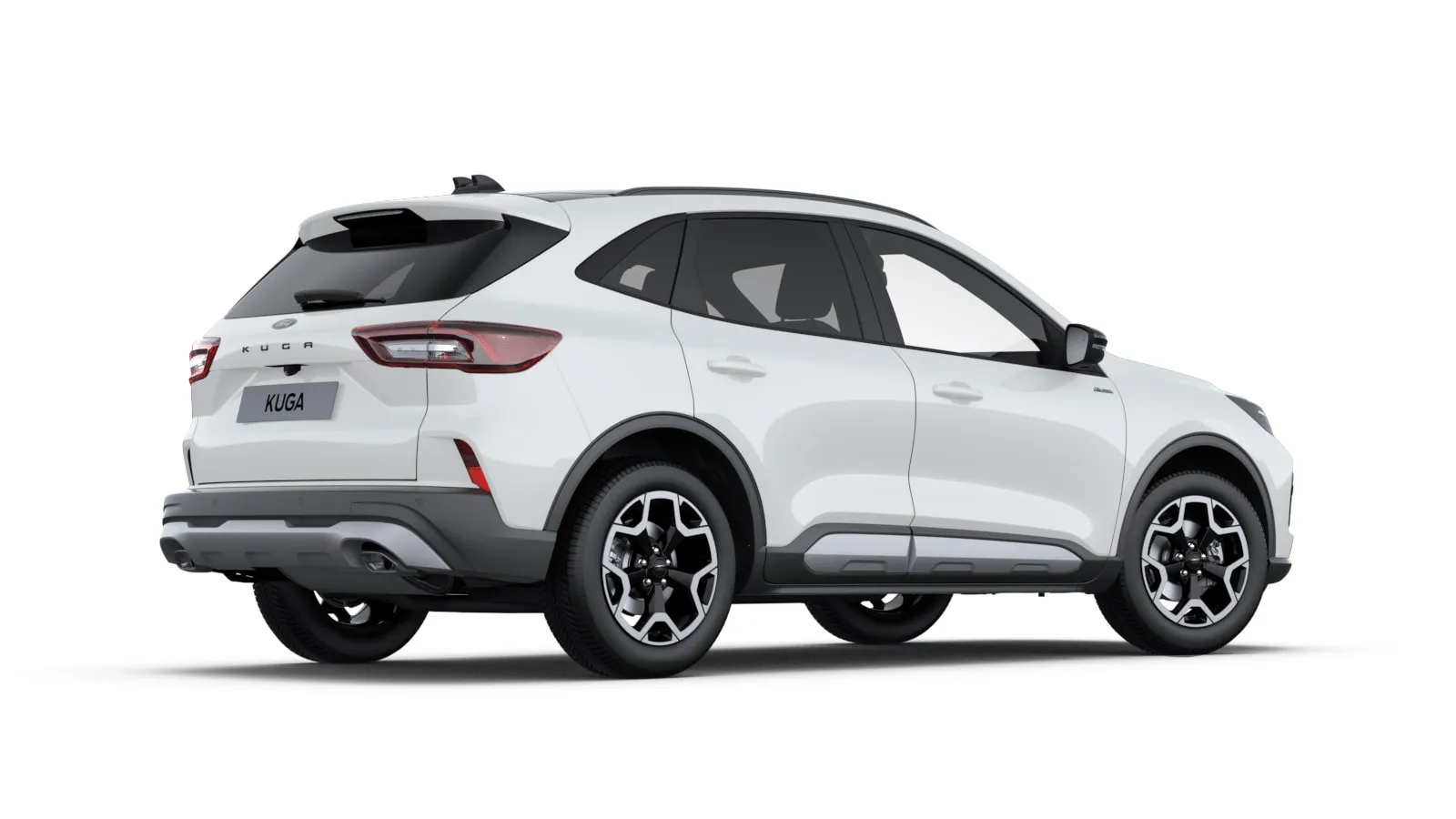 Ford Kuga III (facelift 2024) Active X v barvě bílá Frozen – pohled zezadu