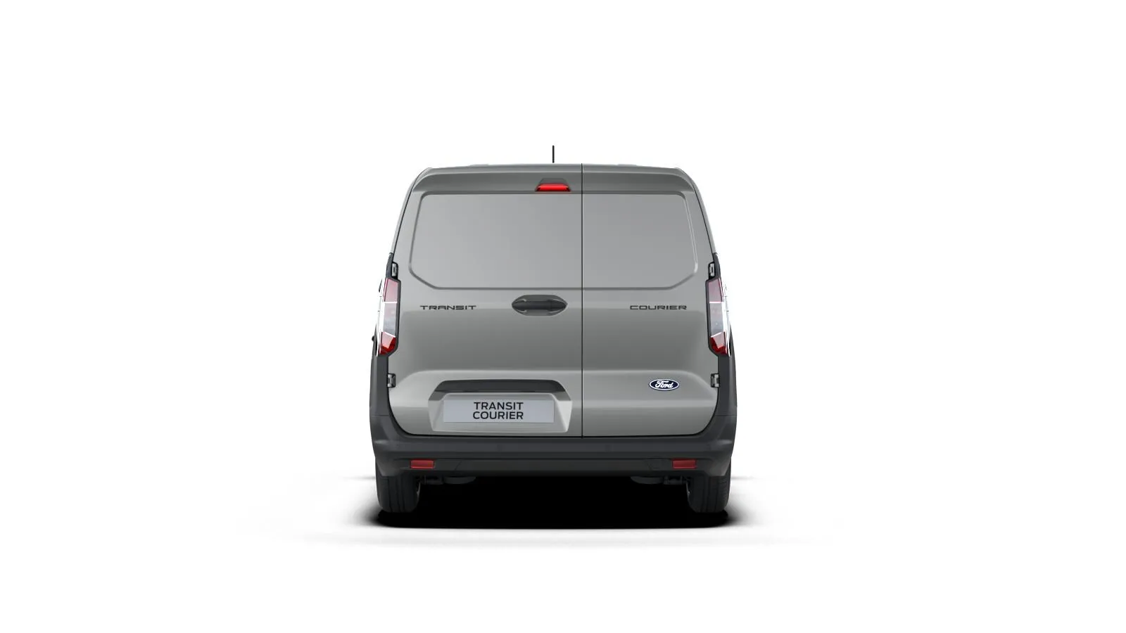 Transit Courier Van, Trend, Stříbrná Solar, rear