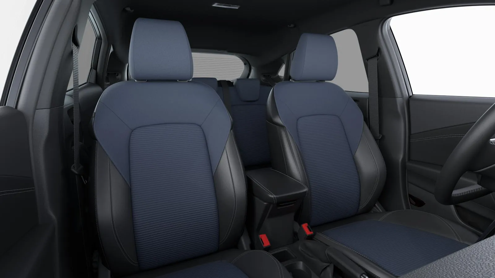 Puma, BlueCruise Edition, interiér Čalounění v modré a černé v kombinaci Vinyl/látka, rear-seats