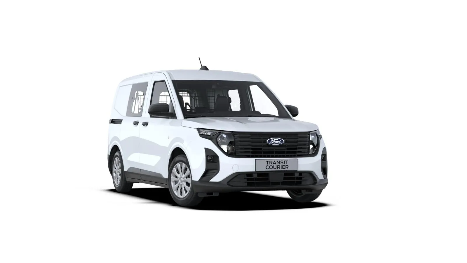 Ford Transit Courier Kombi N1 Trend v barvě bílá Frozen – pohled zepředu