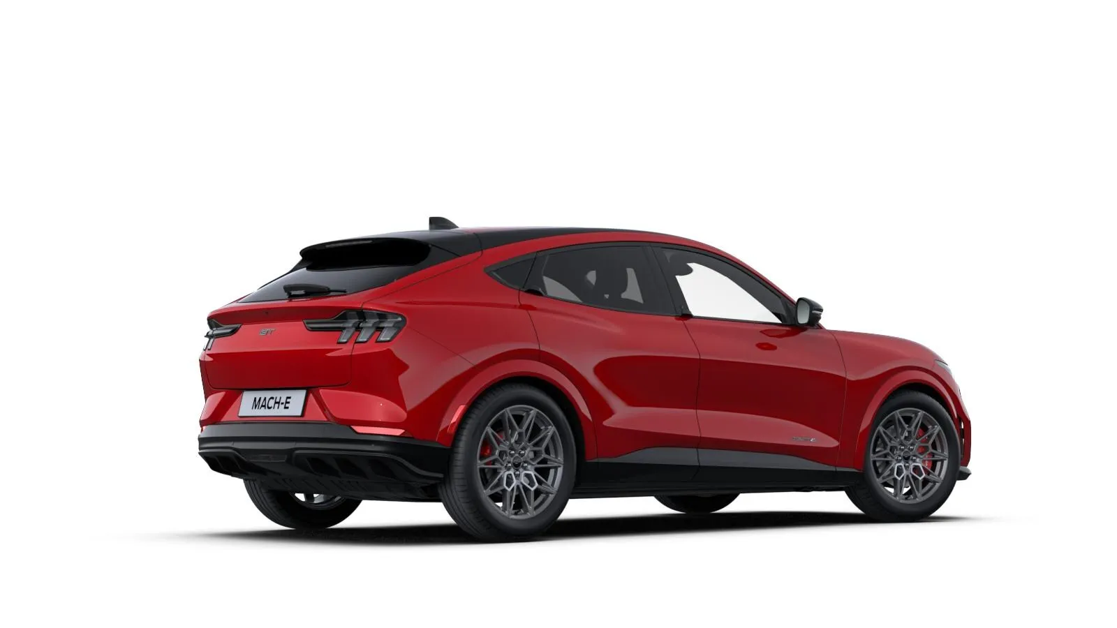 Mustang Mach-E, GT, červená Race, rear