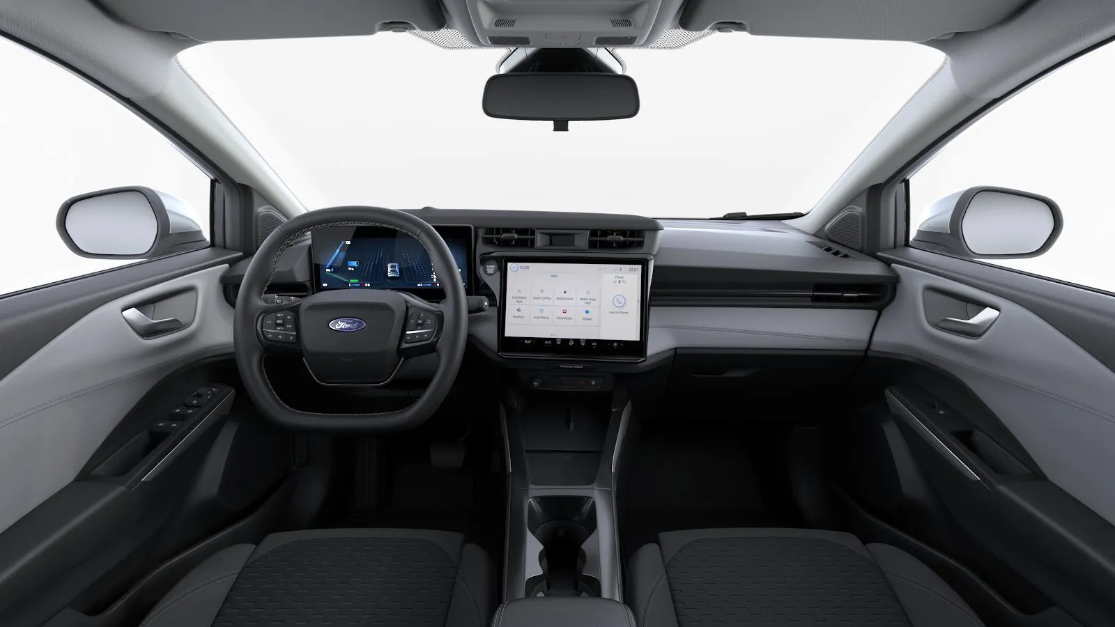 Puma Gen-E, Select, interiér Černo-šedá látka se šedým prošíváním, dashboard