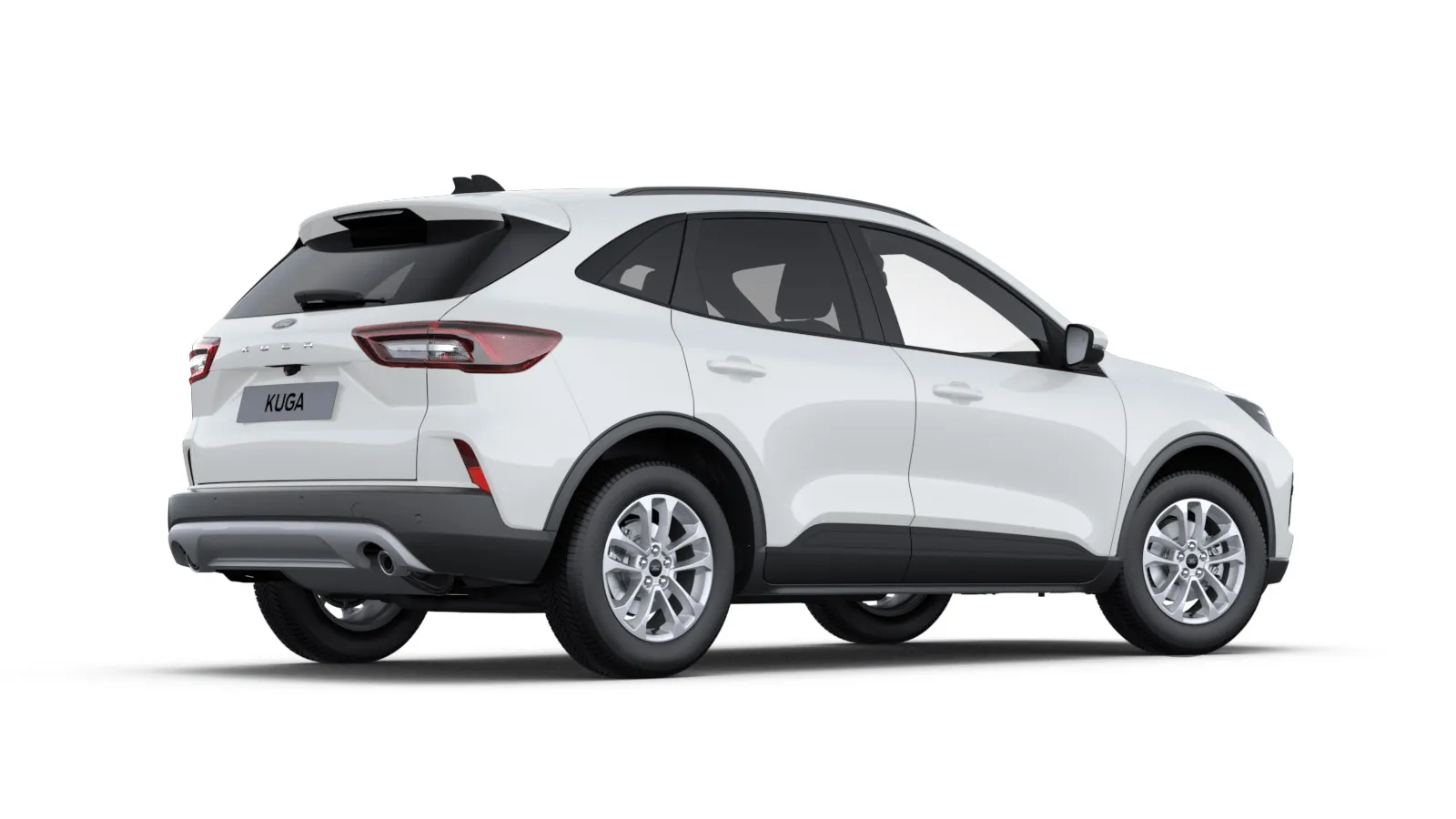 Kuga, Titanium, bílá Frozen, rear
