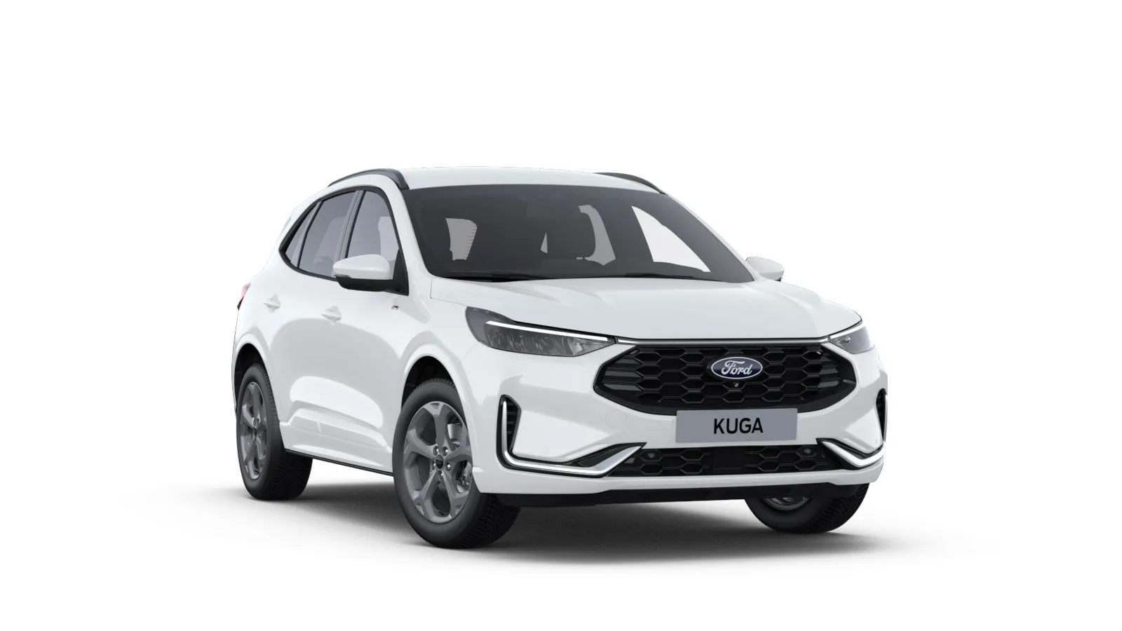 Kuga, ST-Line X, bílá Frozen, front