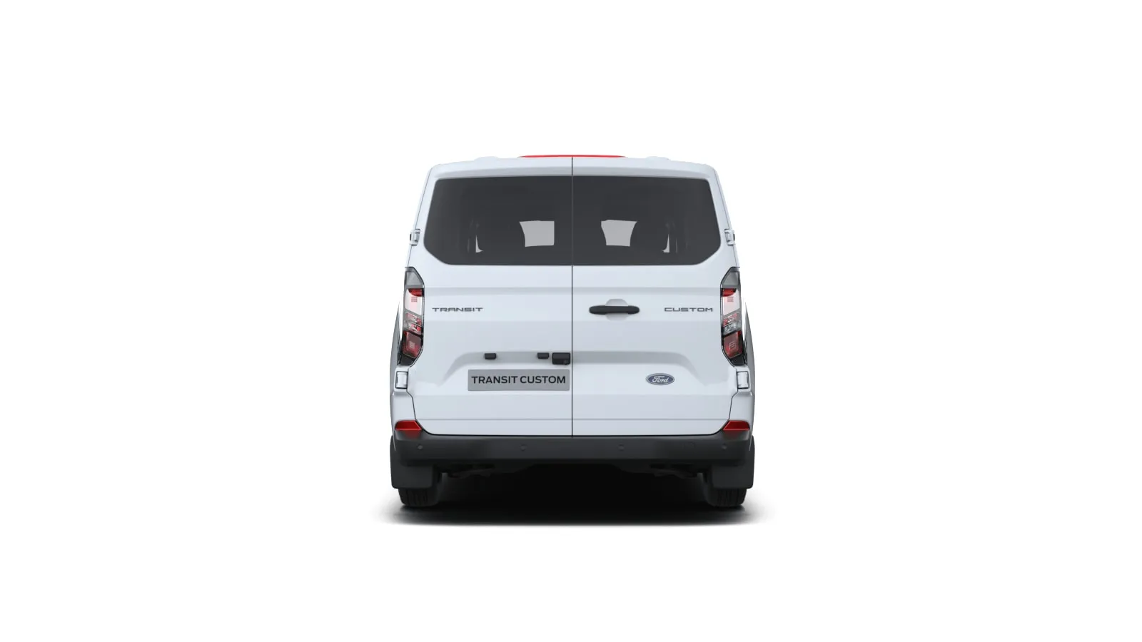 Ford Transit Custom Kombi Van M1 Trend v barvě bílá Frozen – pohled zezadu