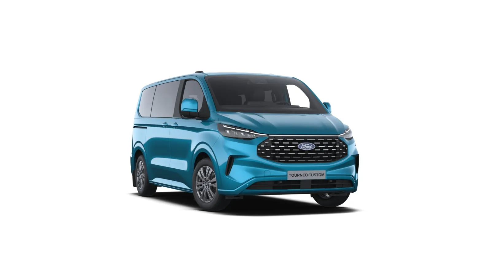 Tourneo Custom 320 L1 H1, Titanium, Modrá Digital Aqua, front
