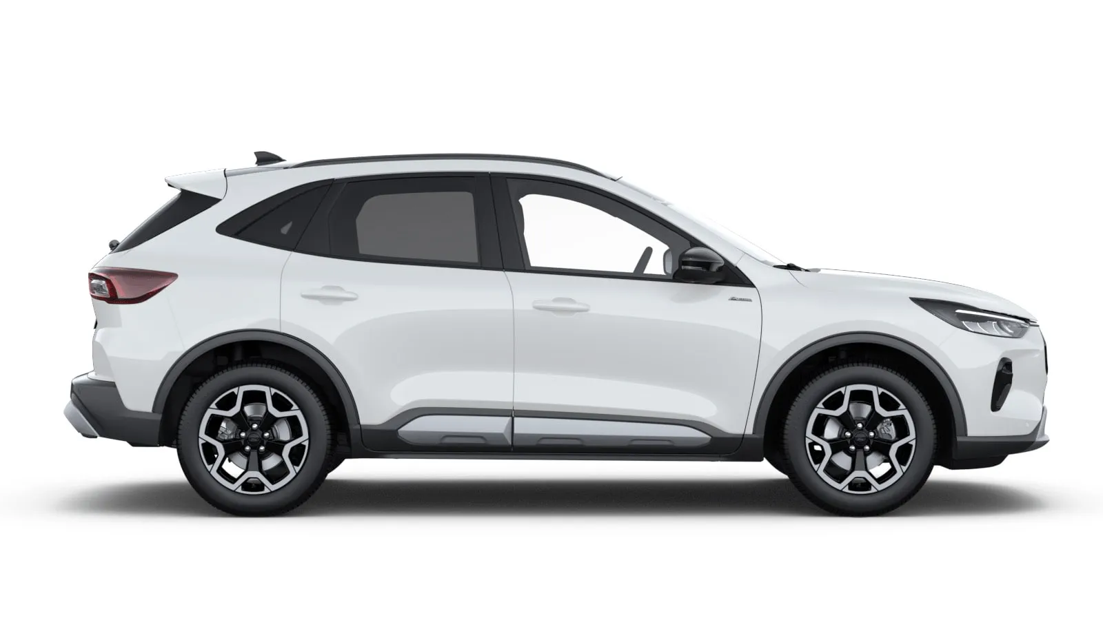 Ford Kuga III (facelift 2024) Active X v barvě bílá Frozen – pohled z boku
