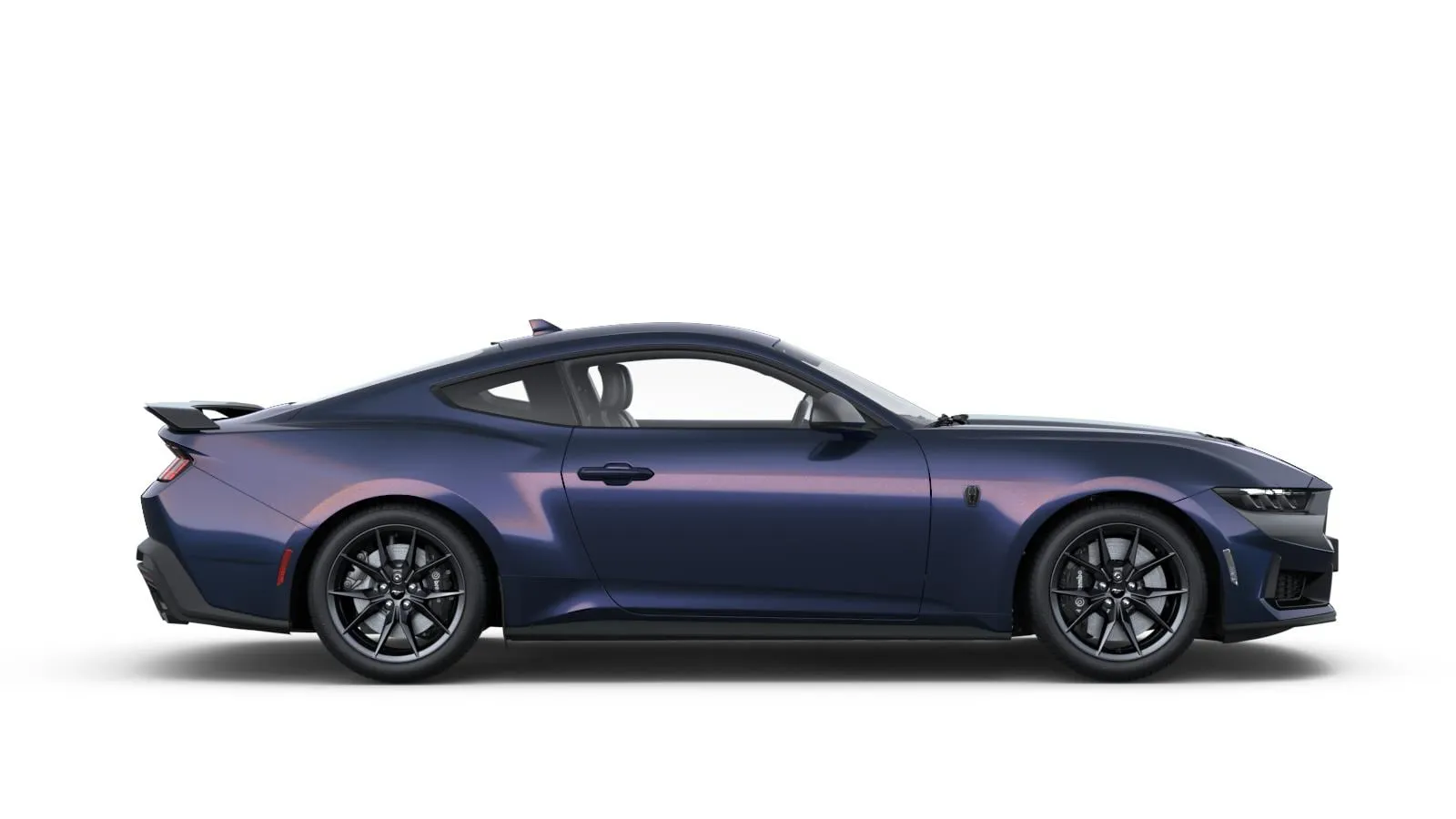 Mustang Fastback, Dark Horse, Modrá Ember (pouze se sadou Dark Horse), side