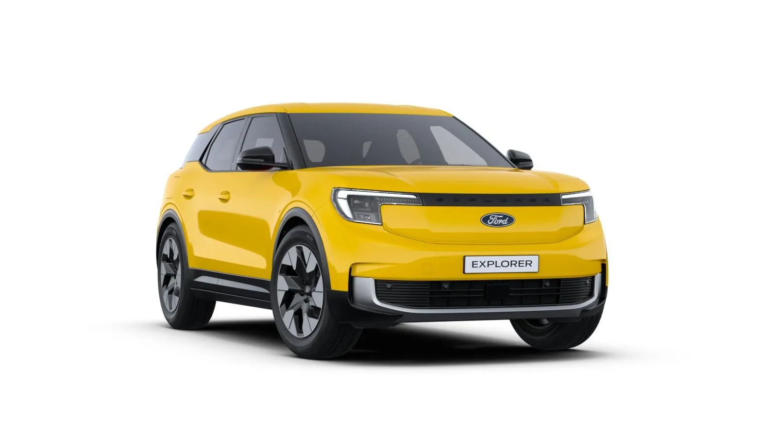 Explorer EV, Premium, žlutá Vivid, front