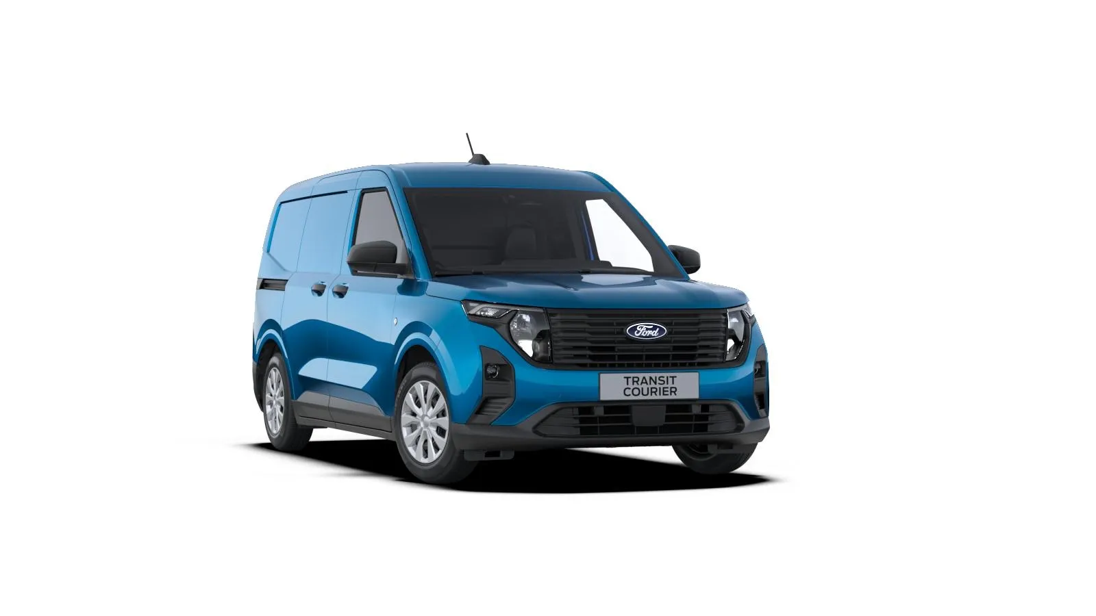 Transit Courier Van, Trend, Modrá Digital Aqua, front