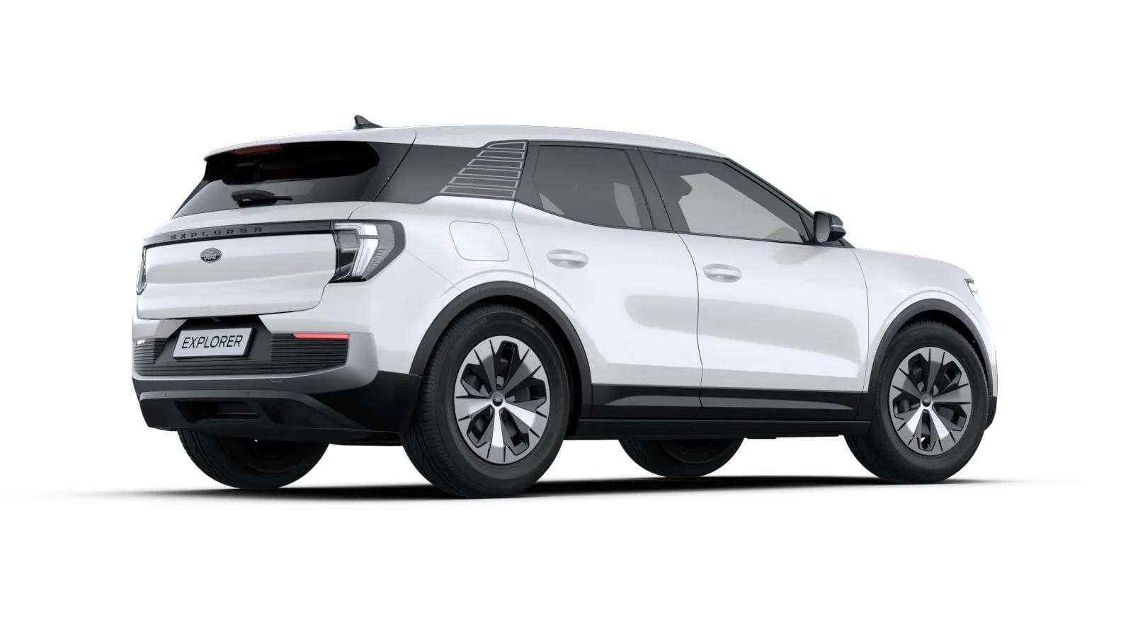 Explorer EV, Style, bílá Frozen, rear