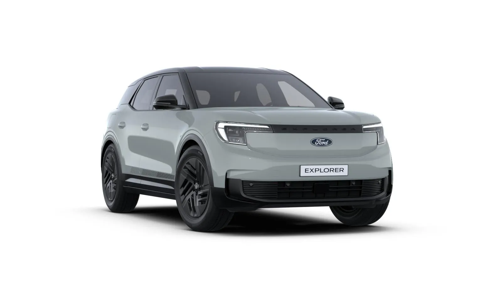 Ford Explorer (2023) Collection v barvě šedá Cactus – pohled zepředu