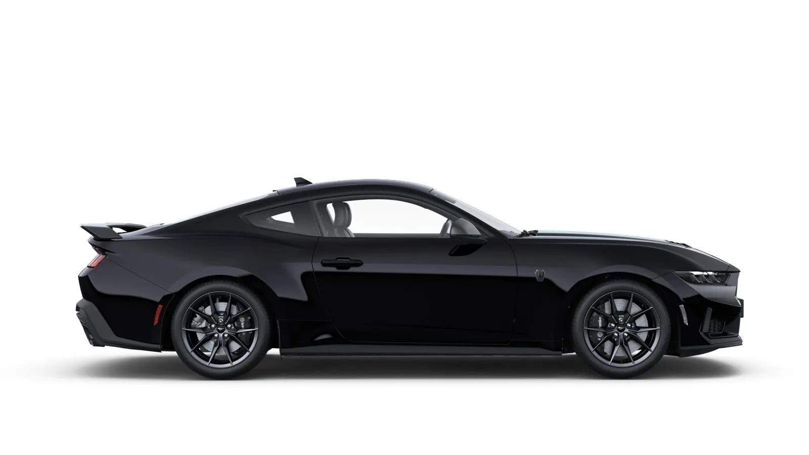 Mustang Fastback, Dark Horse, Černá Shadow, side