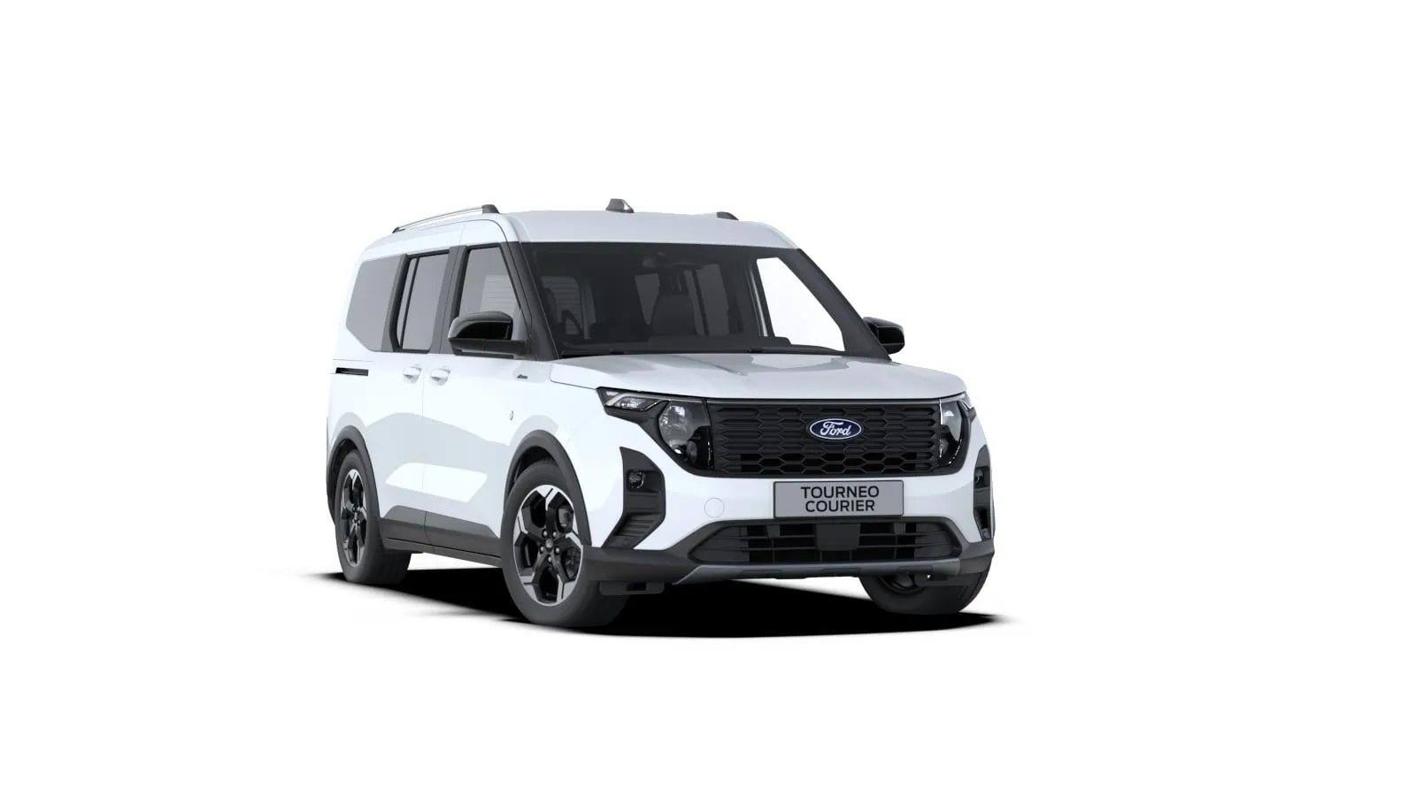 Ford Tourneo Courier II Active v barvě bílá Frozen – pohled zepředu
