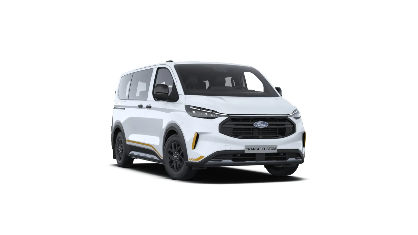 Transit Custom Kombi M1 320 L1 H1, Trail, Bílá Frozen, front