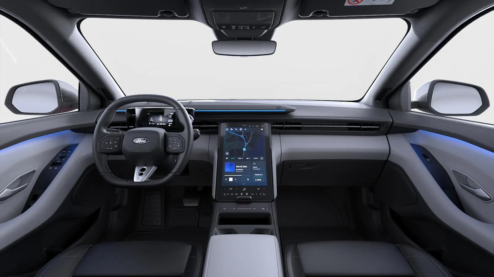 Capri, Premium, interiér Prémiový vinyl Sensico v černé, dashboard