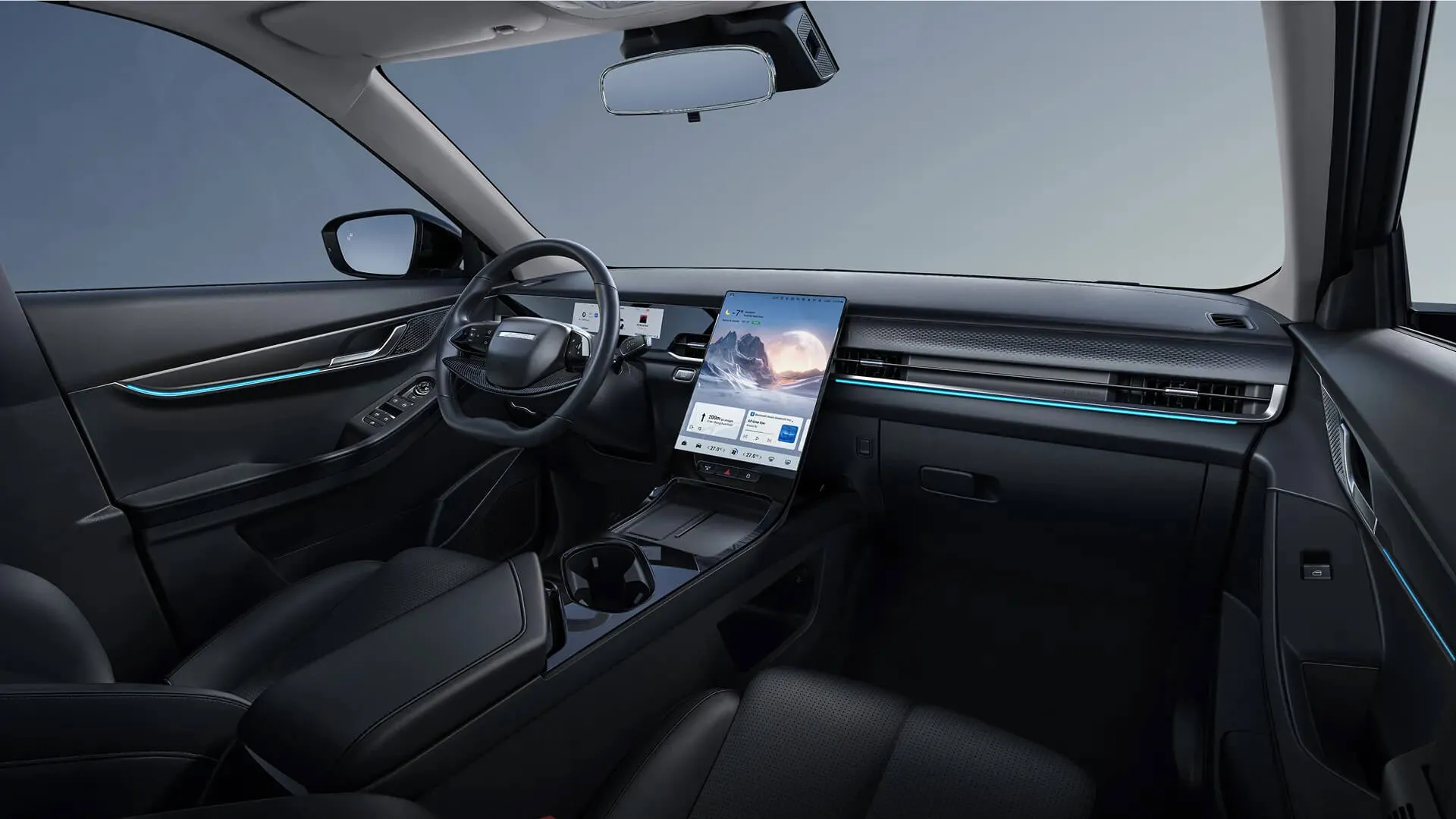 Jaecoo 5, Select, interiér Černý, dashboard