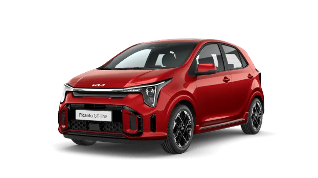 Picanto, Comfort, Červená Signal, front