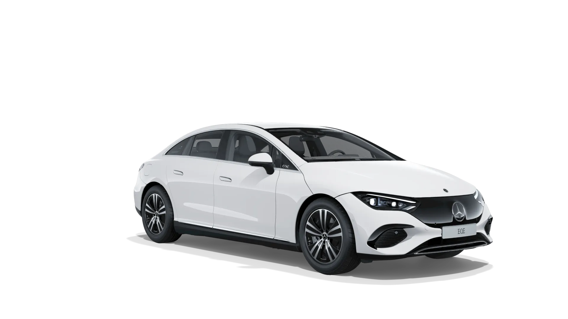EQE sedan (V295), Linie Electric Art interiér, Nemetalická bílá polar, front