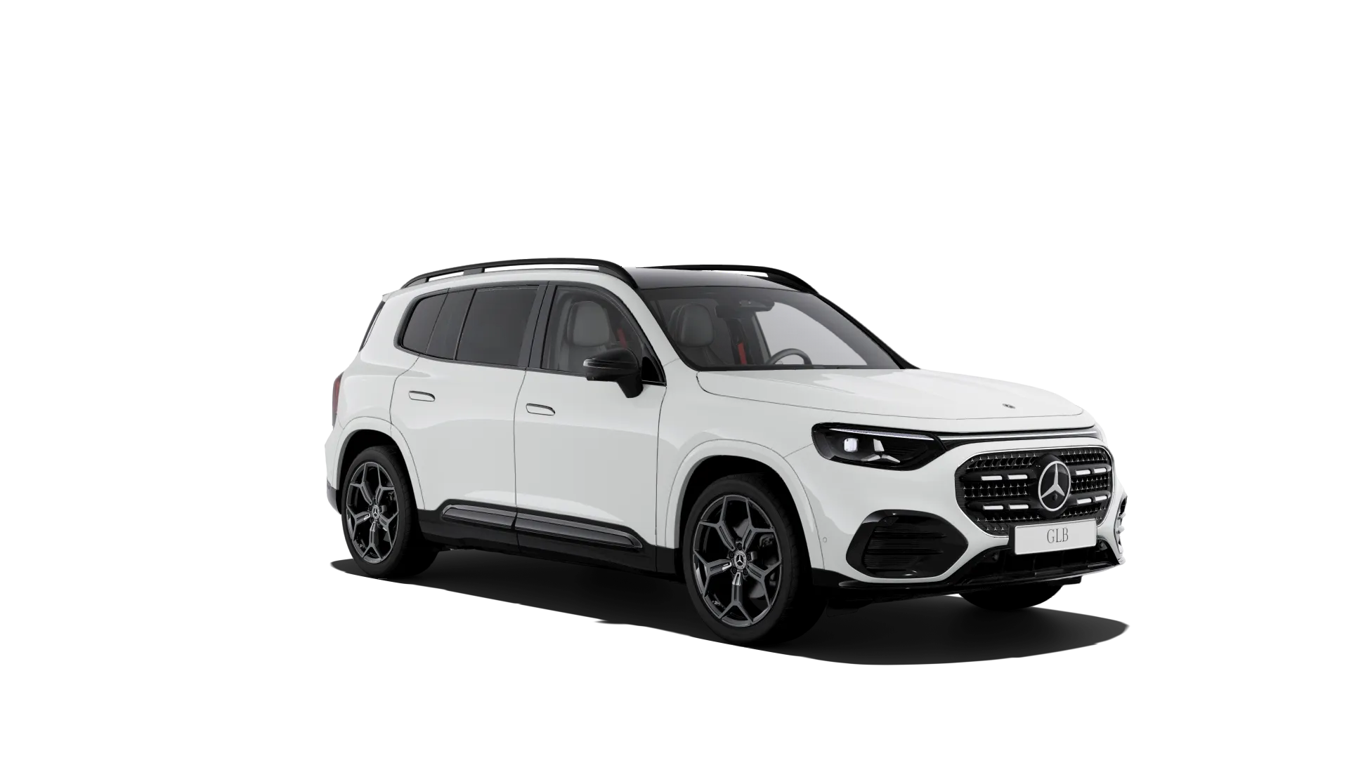 GLB (X248), Linie AMG Plus, Nemetalická bílá polar, front