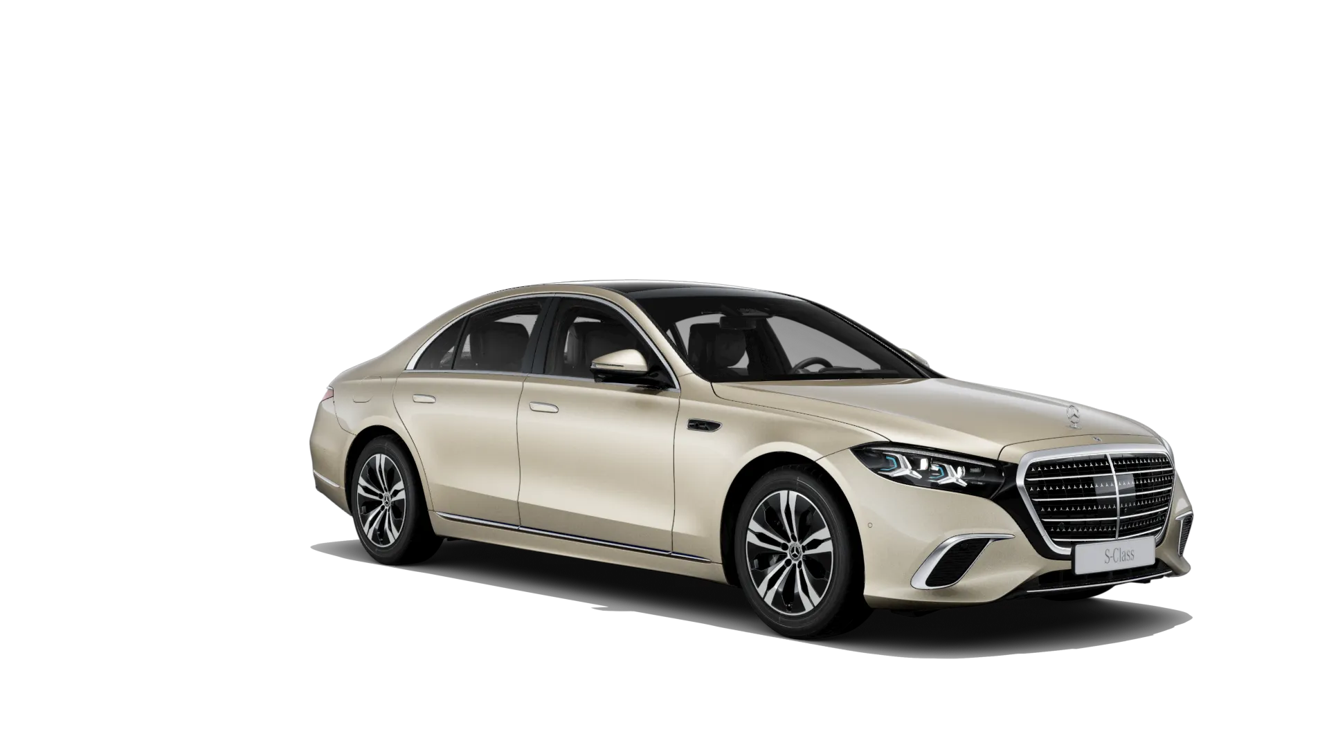 Třída S (W223-fl), Základní provedení, Metalická zlatá kalahari MANUFAKTUR, front