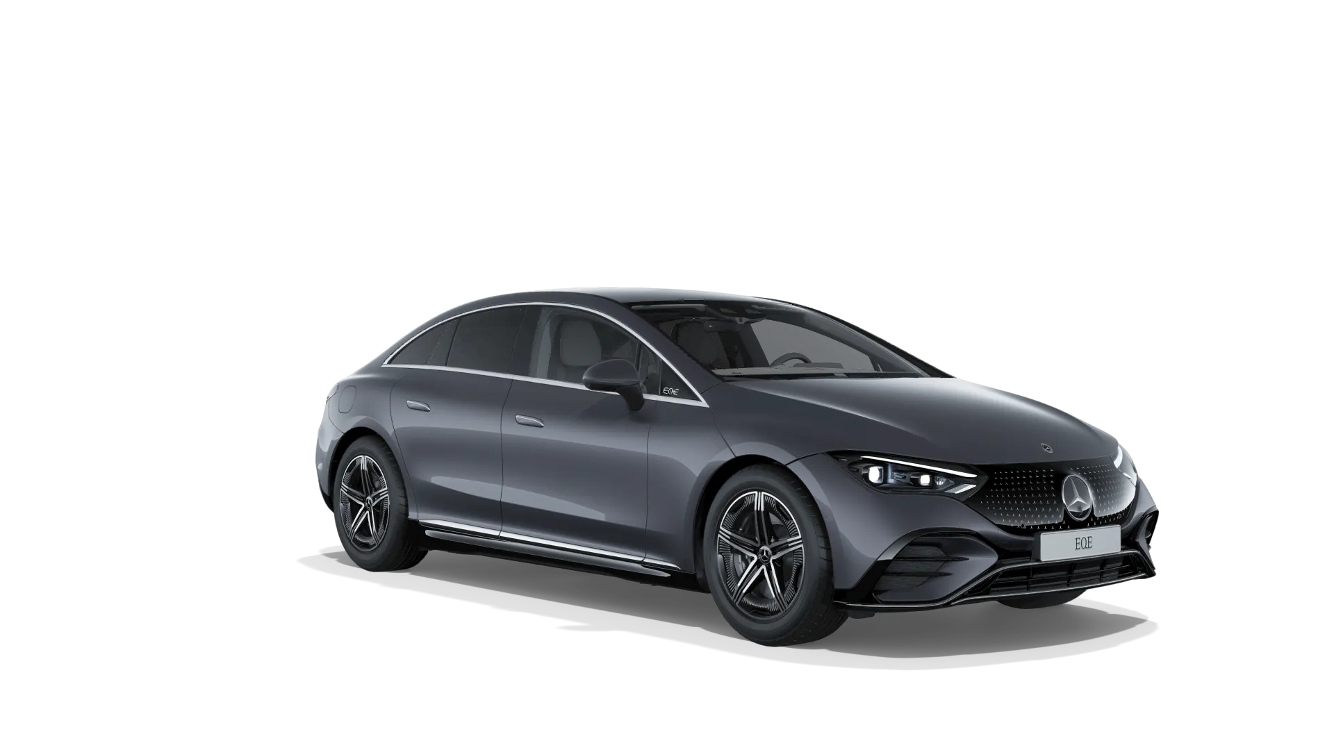 EQE sedan (V295), Sada linie AMG exteriér + linie AMG interiér, Metalická šedá graphite, front