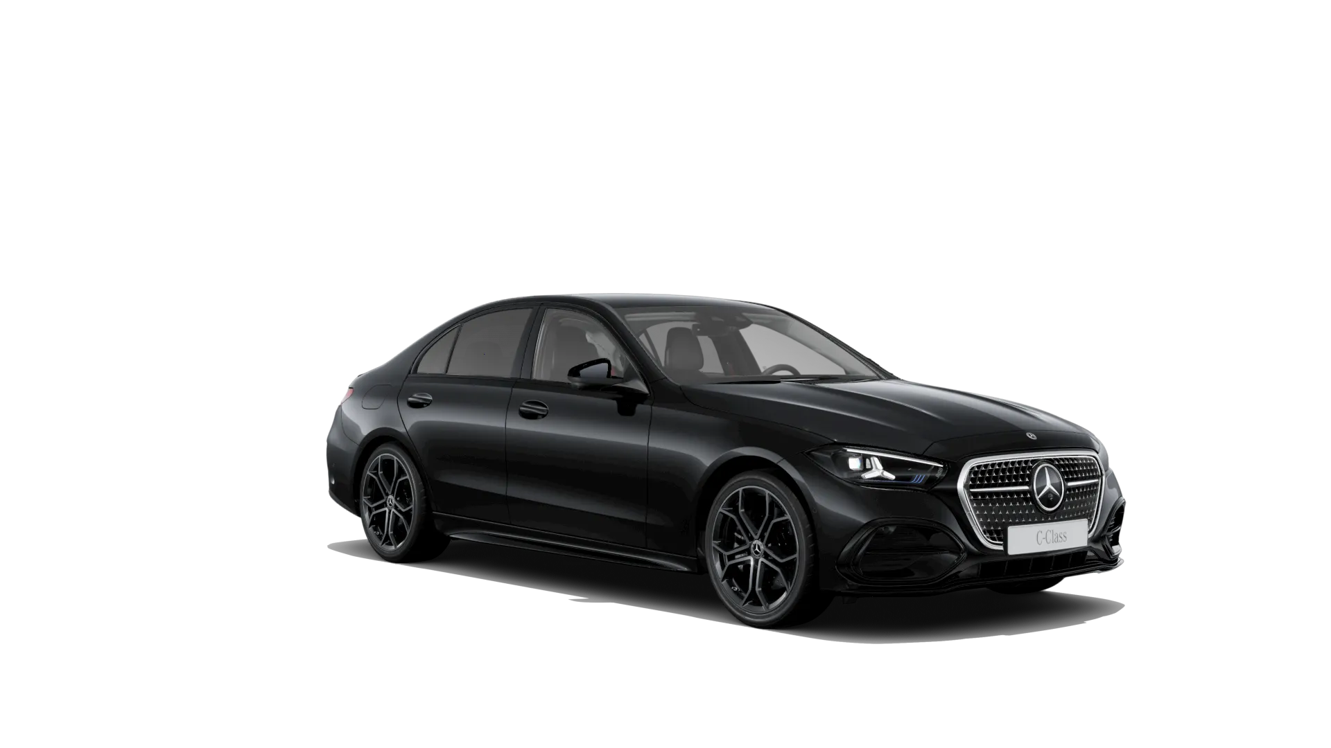 Třída C sedan (W206-fl), Linie AMG Plus, Metalická černá obsidian, front