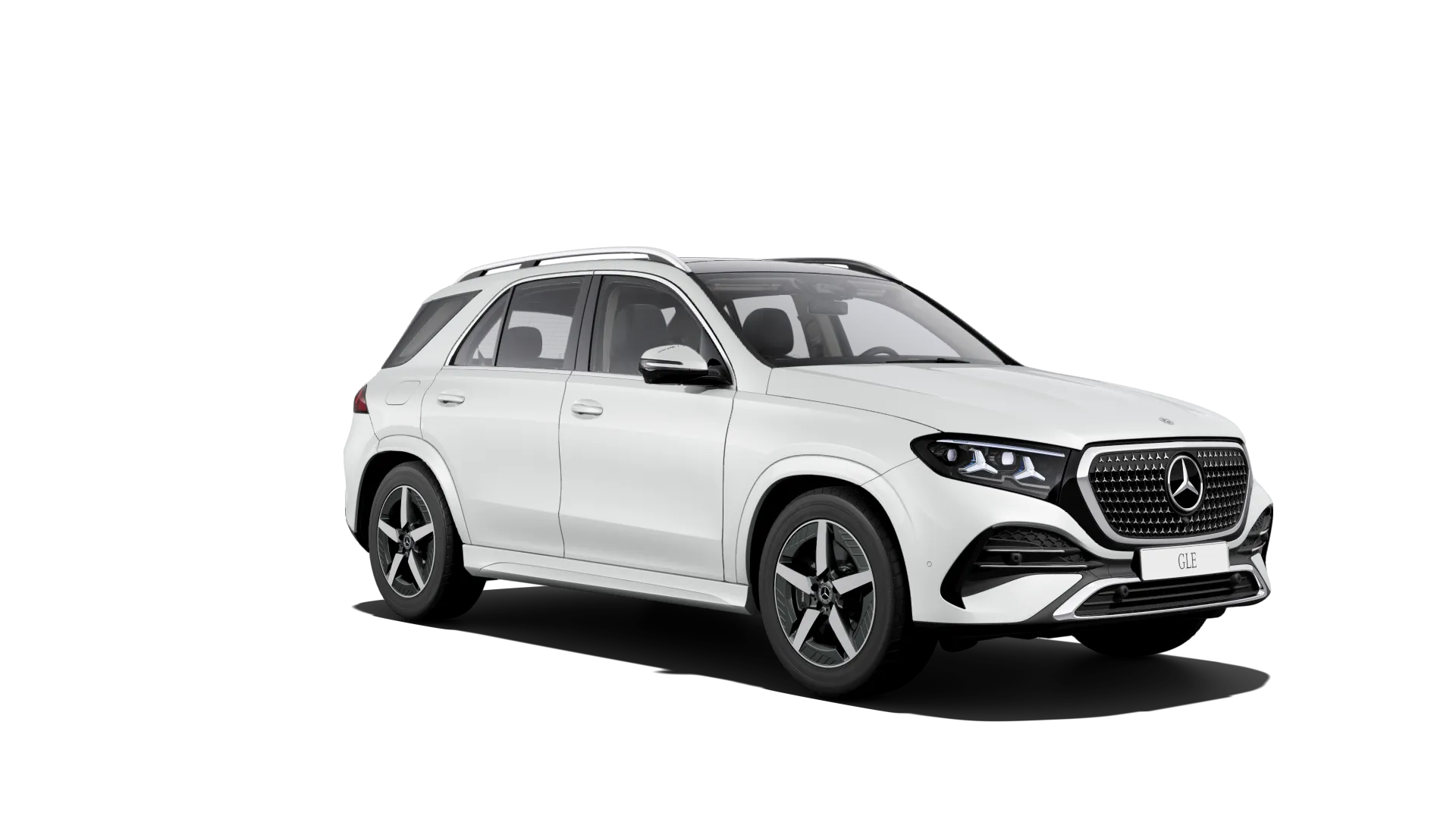 GLE (V167-fl2), Linie AMG, Metalická bílá opalite bright MANUFAKTUR, front