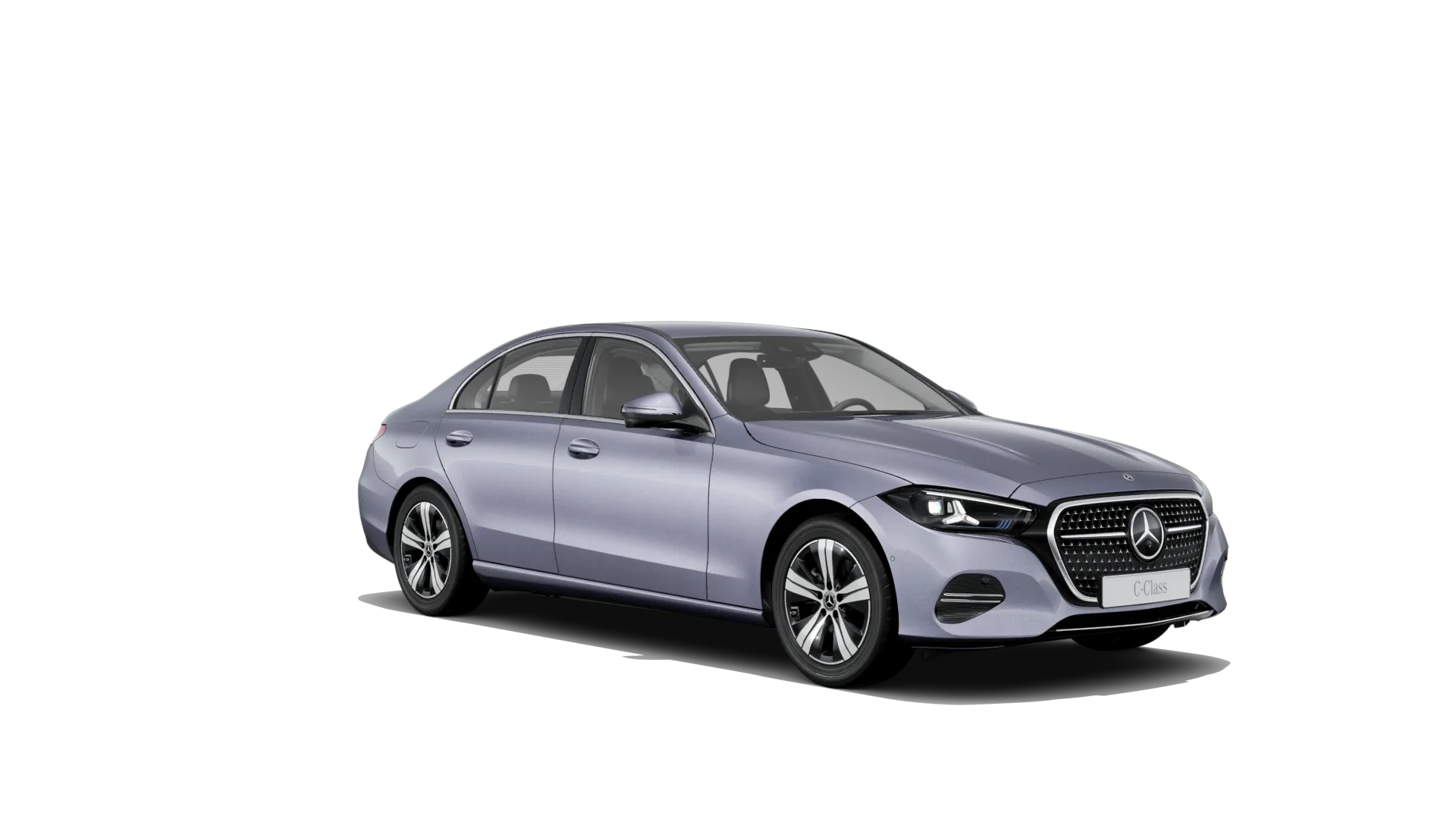 Třída C sedan (W206-fl), Linie AVANTGARDE, Metalická stříbrná Lavender, front