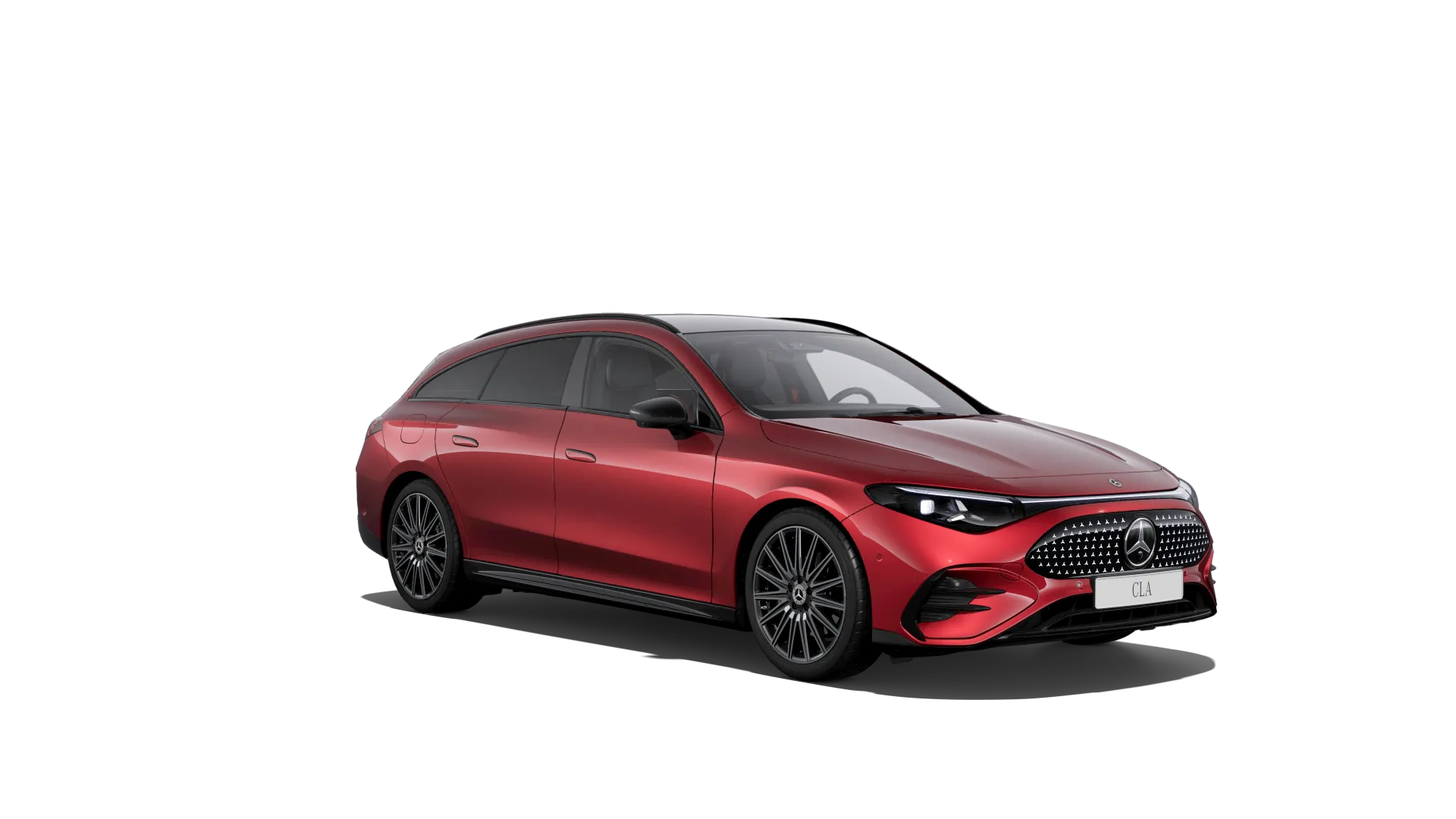 CLA Shooting Brake (X174), Linie AMG Plus, Metalická červená patagonia MANUFAKTUR, front