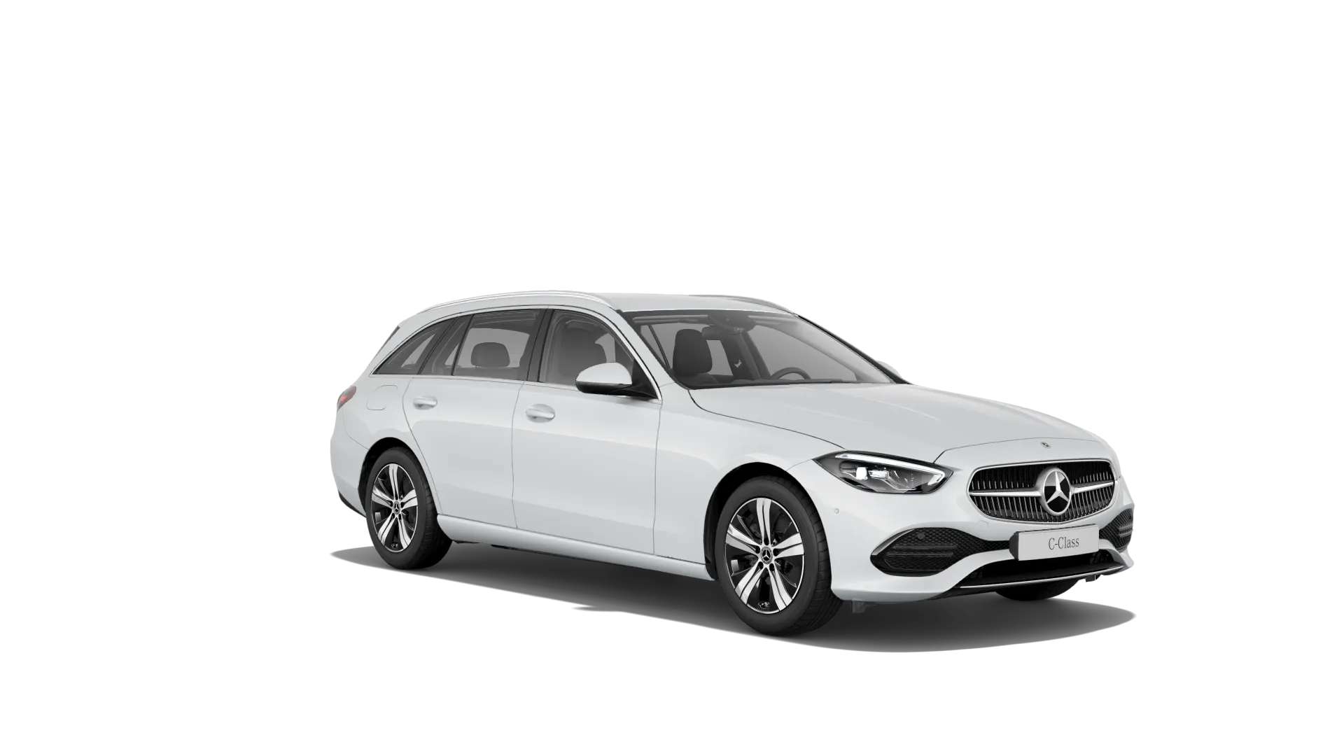 Třída C kombi (S206), Linie AVANTGARDE exteriér, Bílá opalite bright MANUFAKTUR, front