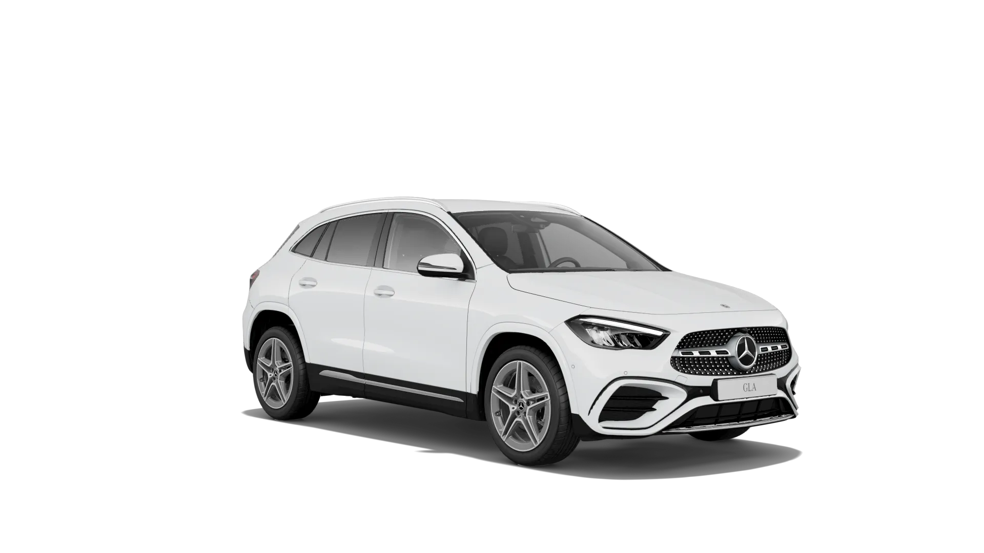 GLA (H247-fl), Linie AMG, Nemetalická bílá polar, front