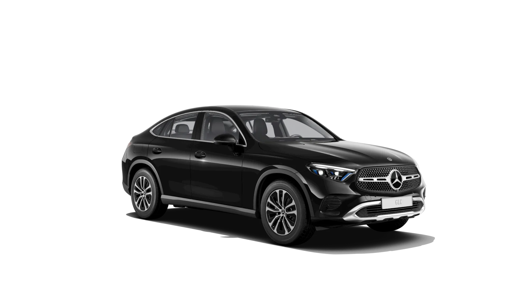 GLC kupé (C254), Sada interiéru ze syntetické kůže, Metalická černá obsidian, front