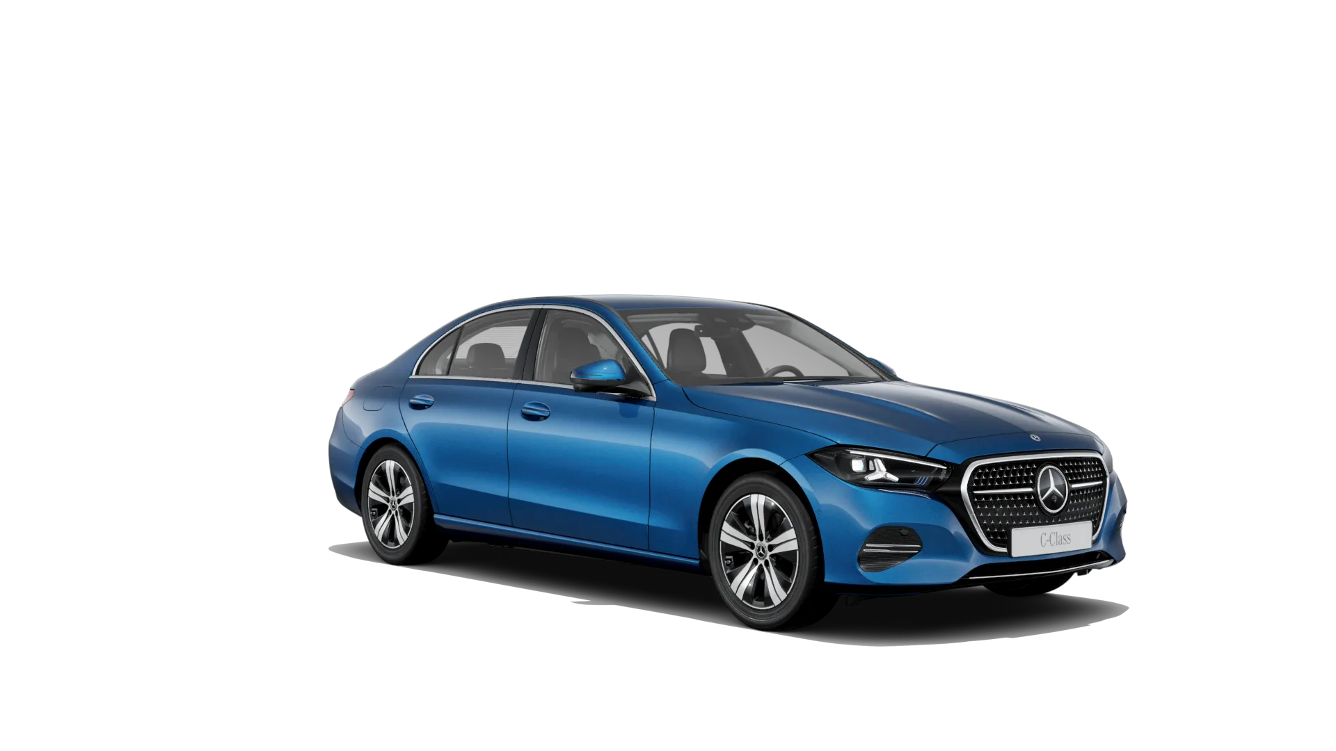 Třída C sedan (W206-fl), Linie AVANTGARDE, Metalická modrá spectral, front