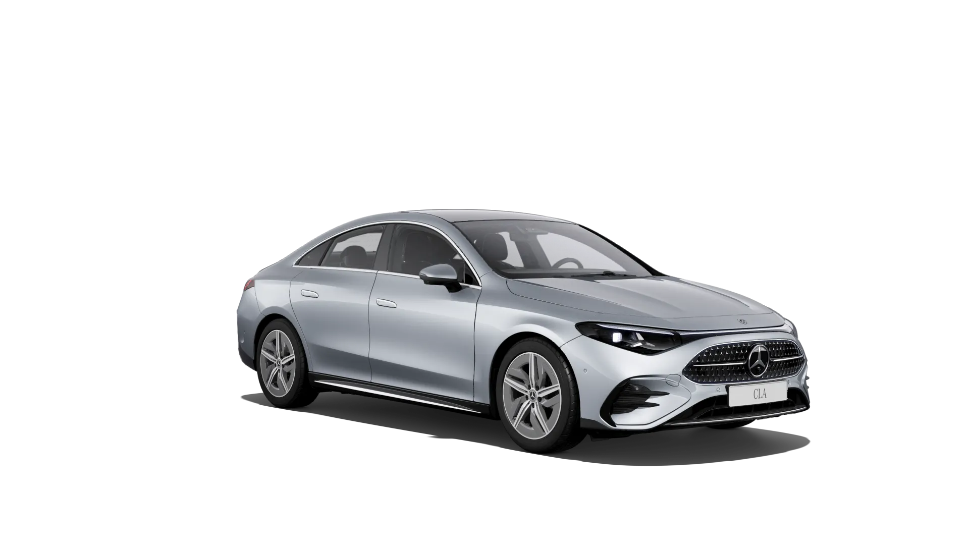 CLA (C178), Linie AMG, Metalická stříbrná high-tech, front