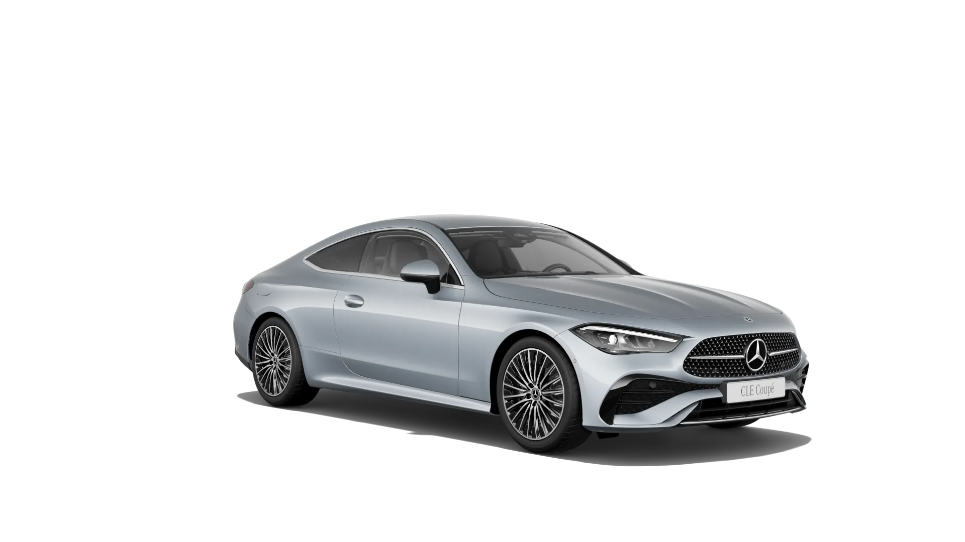 CLE kupé (C236), Linie AMG, Metalická stříbrná high-tech, front