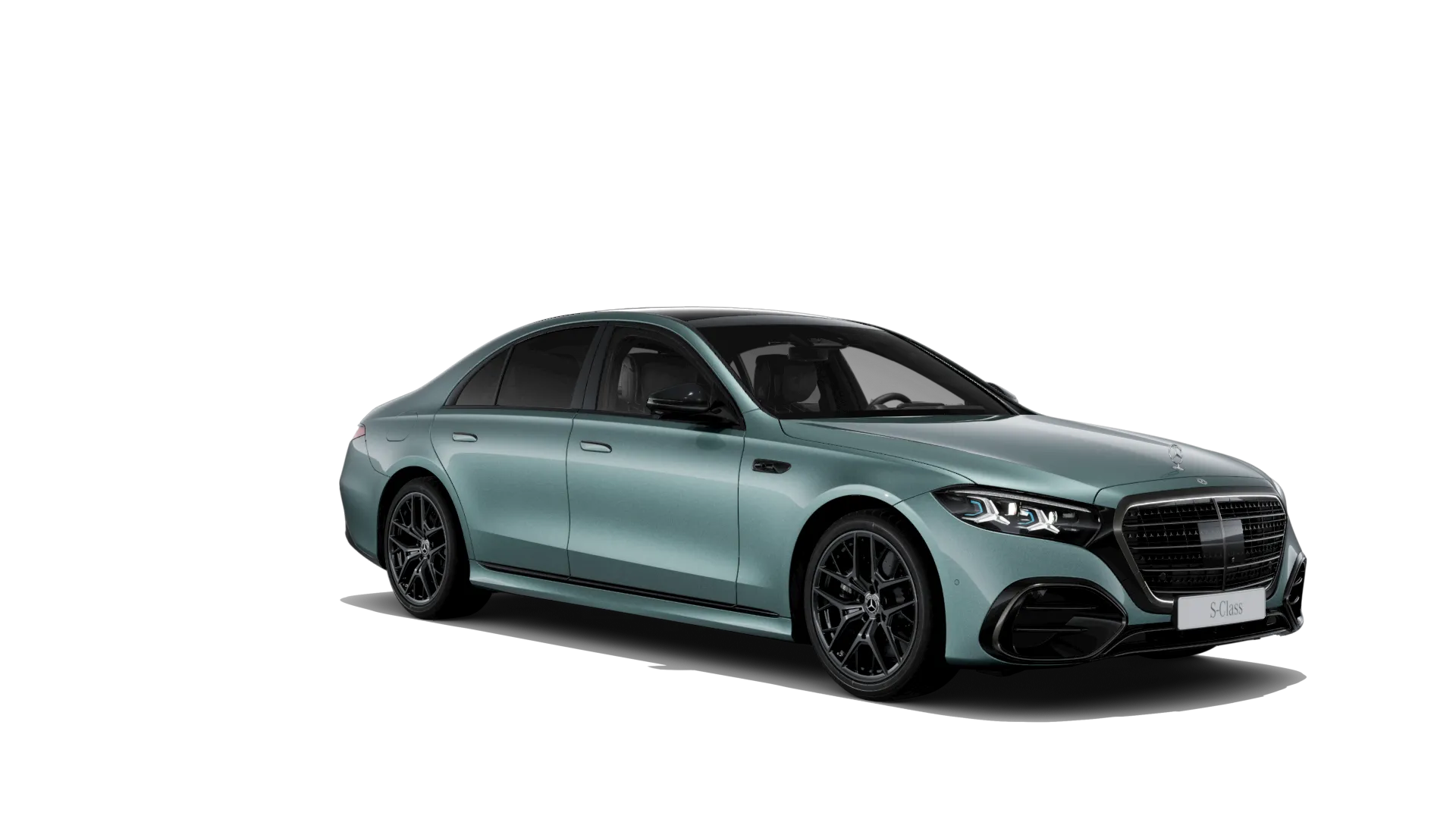 Třída S (W223-fl), Linie AMG Plus, Metalická stříbrná verde, front