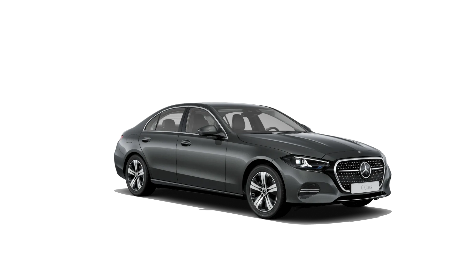 Třída C sedan (W206-fl), Linie AVANTGARDE, Metalická šedá graphite, front